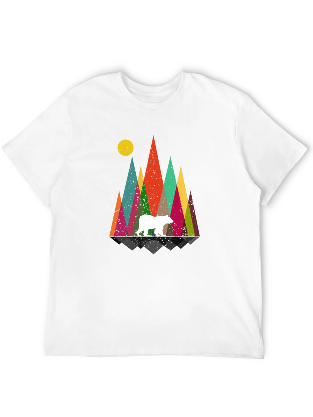 Geometric Bear Mountain T-Shirt