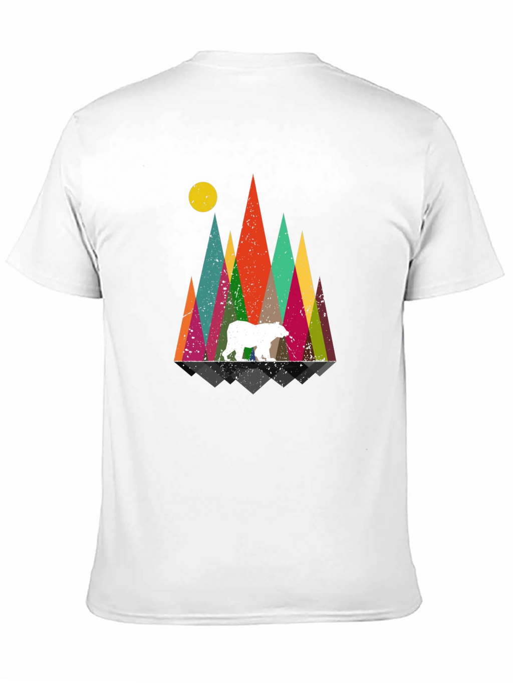 Geometric Bear Mountain T-Shirt