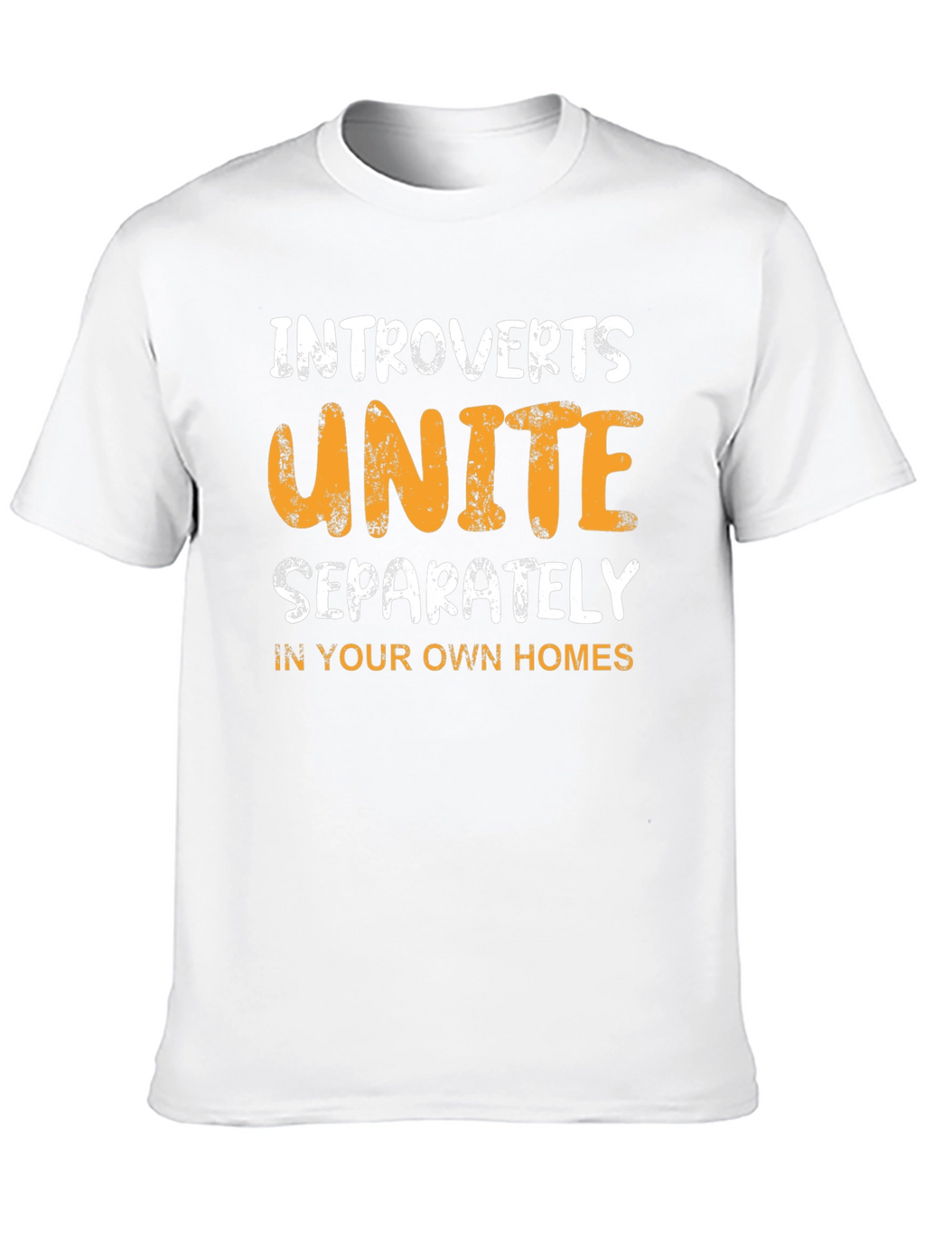 Introverts Unite Separately Funny Graphic T-Shirt