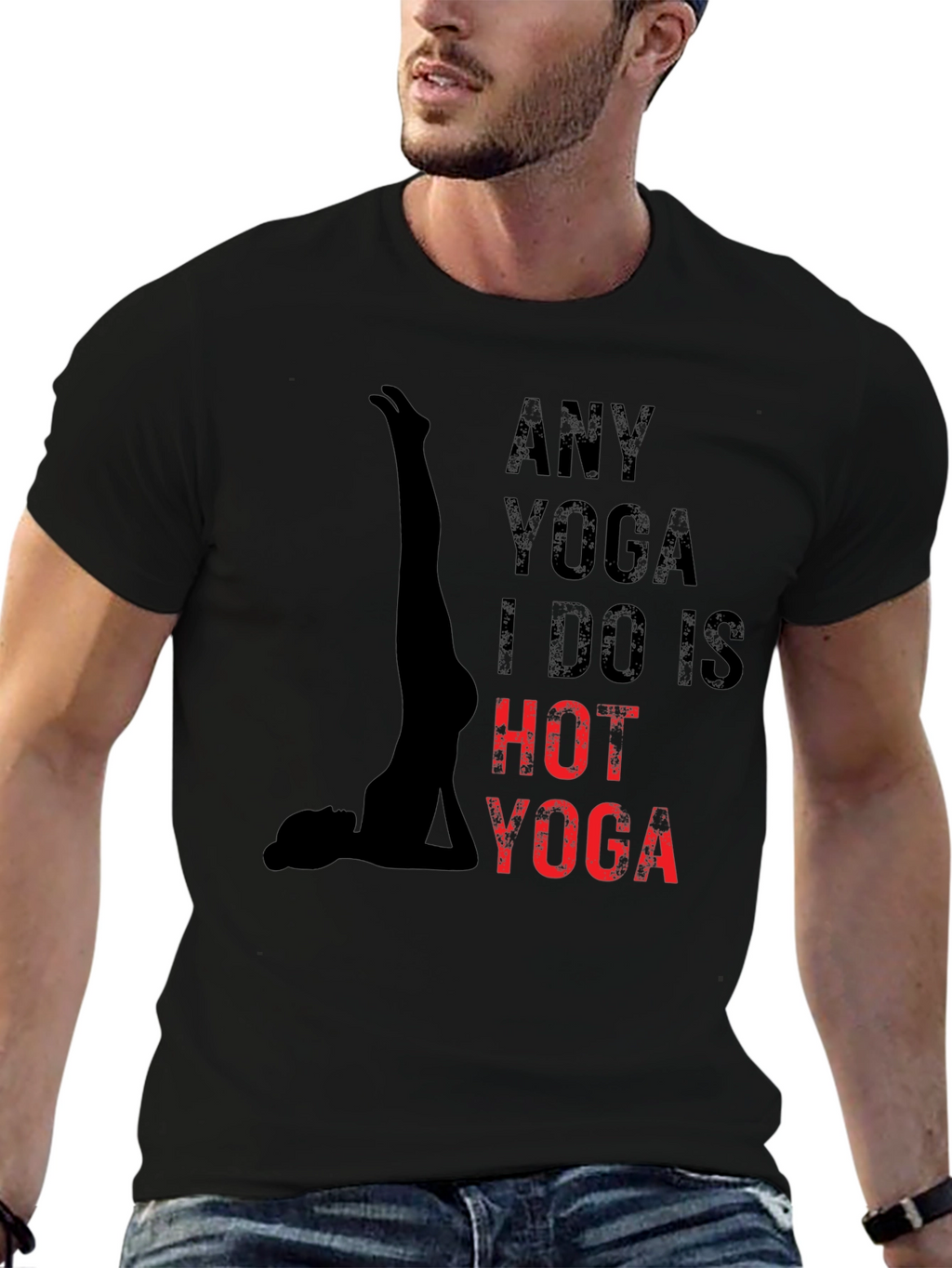 Yoga Graphic Tee: Hot Yoga Lovers T-Shirt