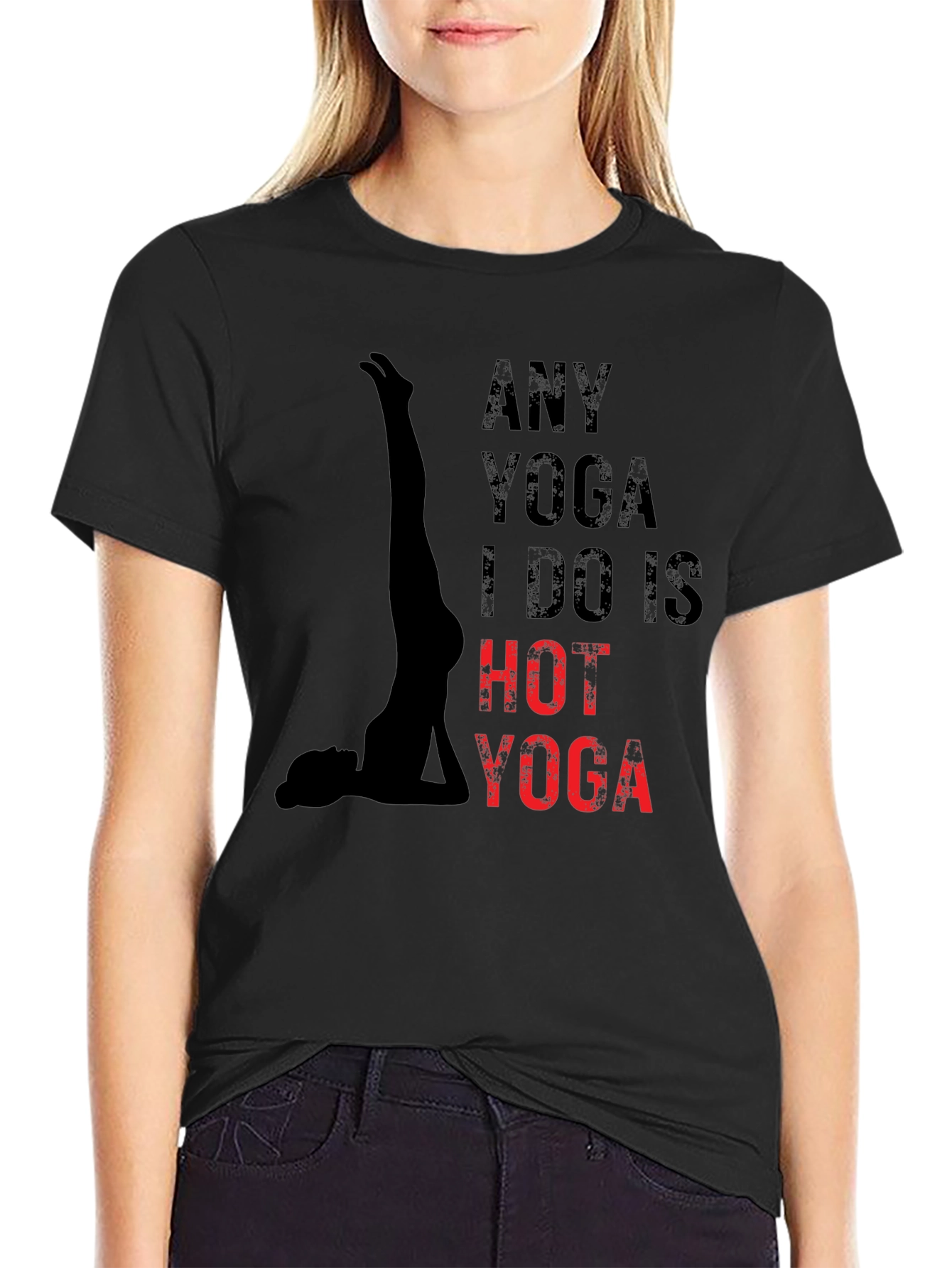 Yoga Graphic Tee: Hot Yoga Lovers T-Shirt