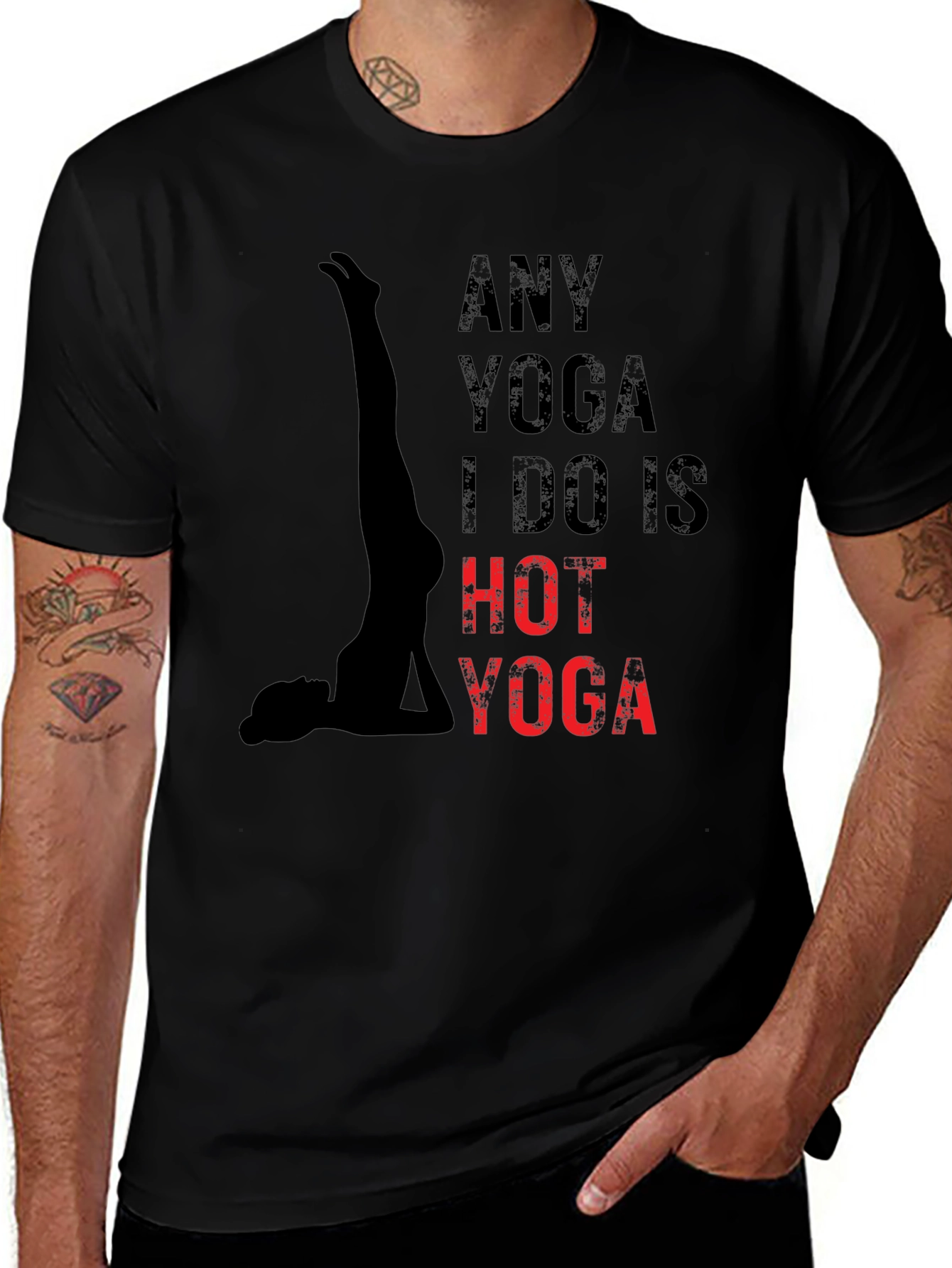 Yoga Graphic Tee: Hot Yoga Lovers T-Shirt