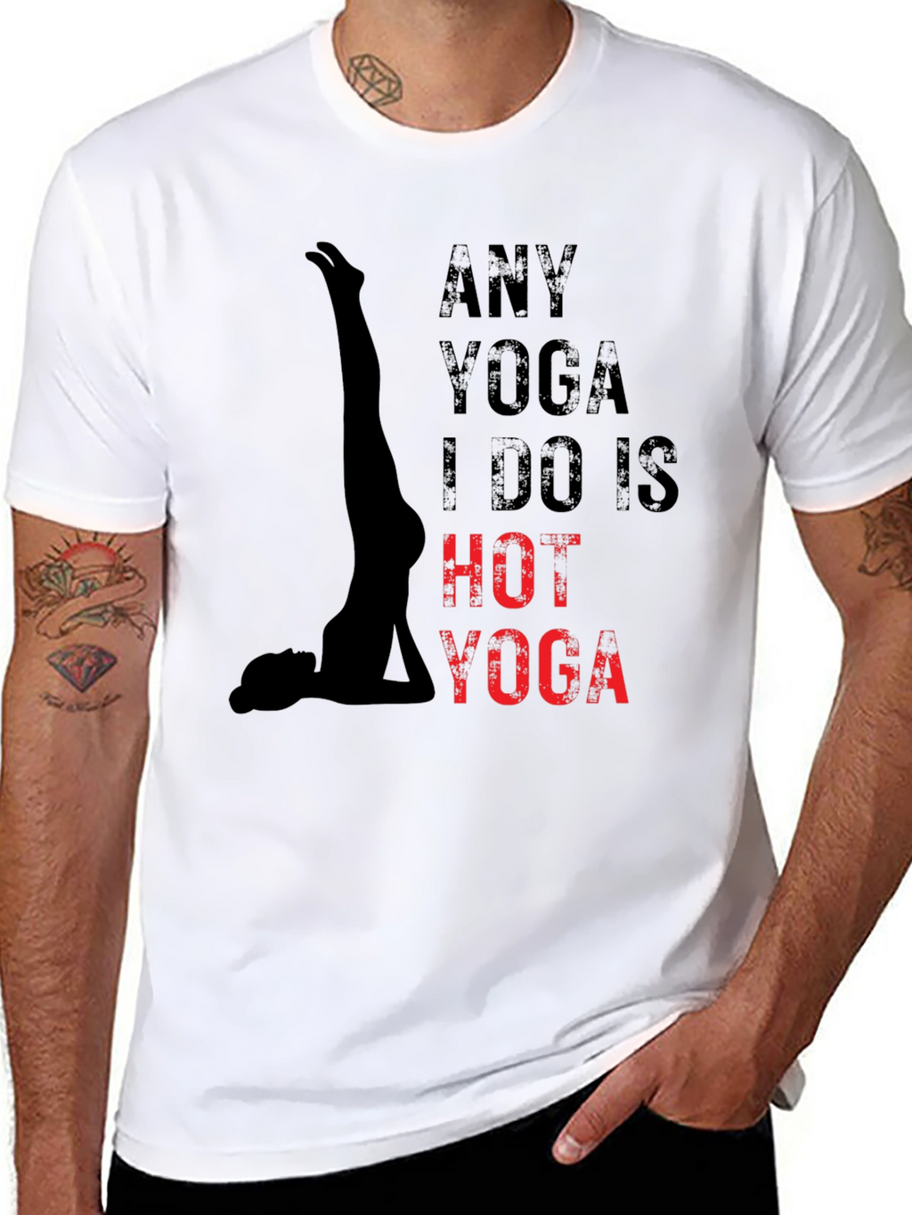 Yoga Graphic Tee: Hot Yoga Lovers T-Shirt