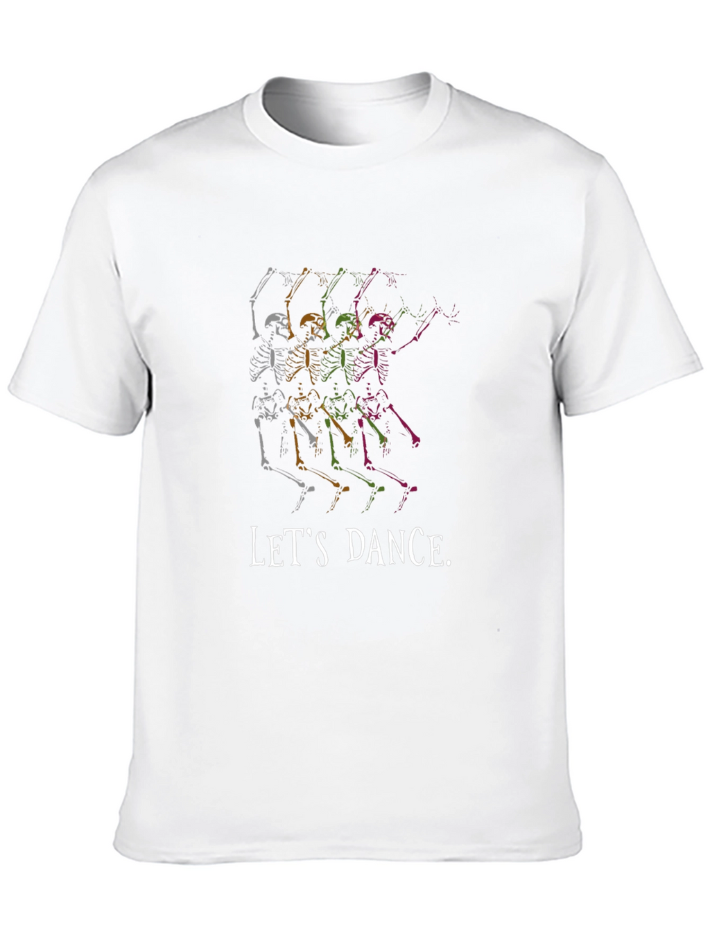 Lets Dance Skeleton Graphic Tee - Black