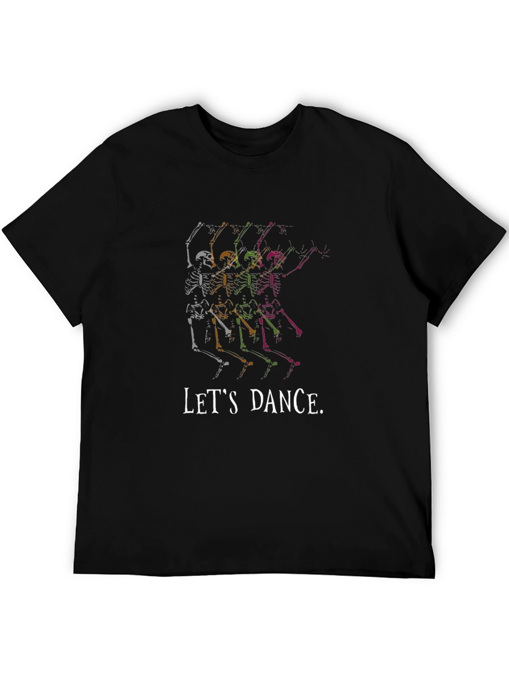 Lets Dance Skeleton Graphic Tee - Black