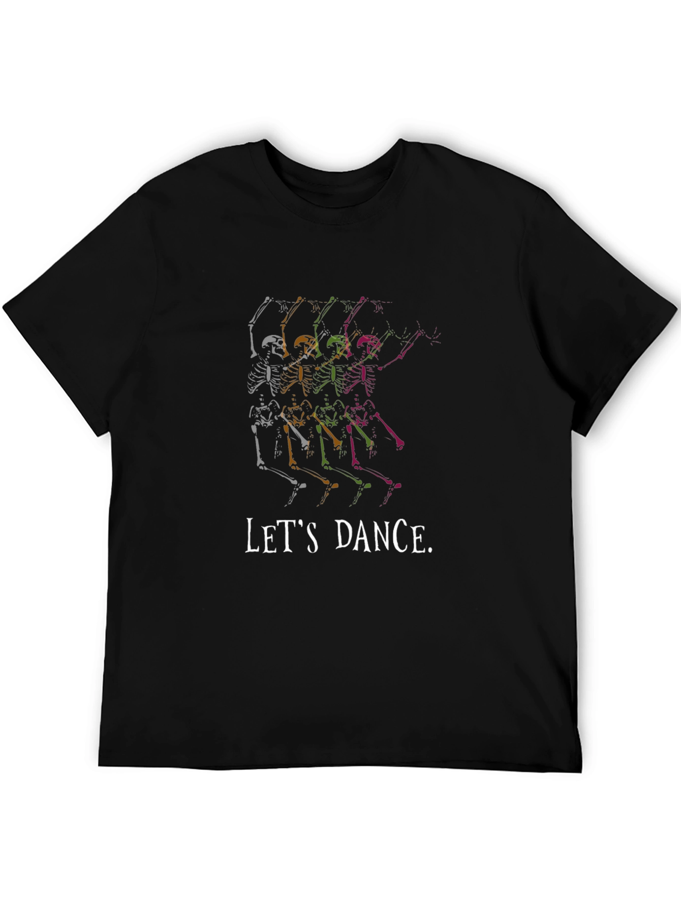 Lets Dance Skeleton Graphic Tee - Black