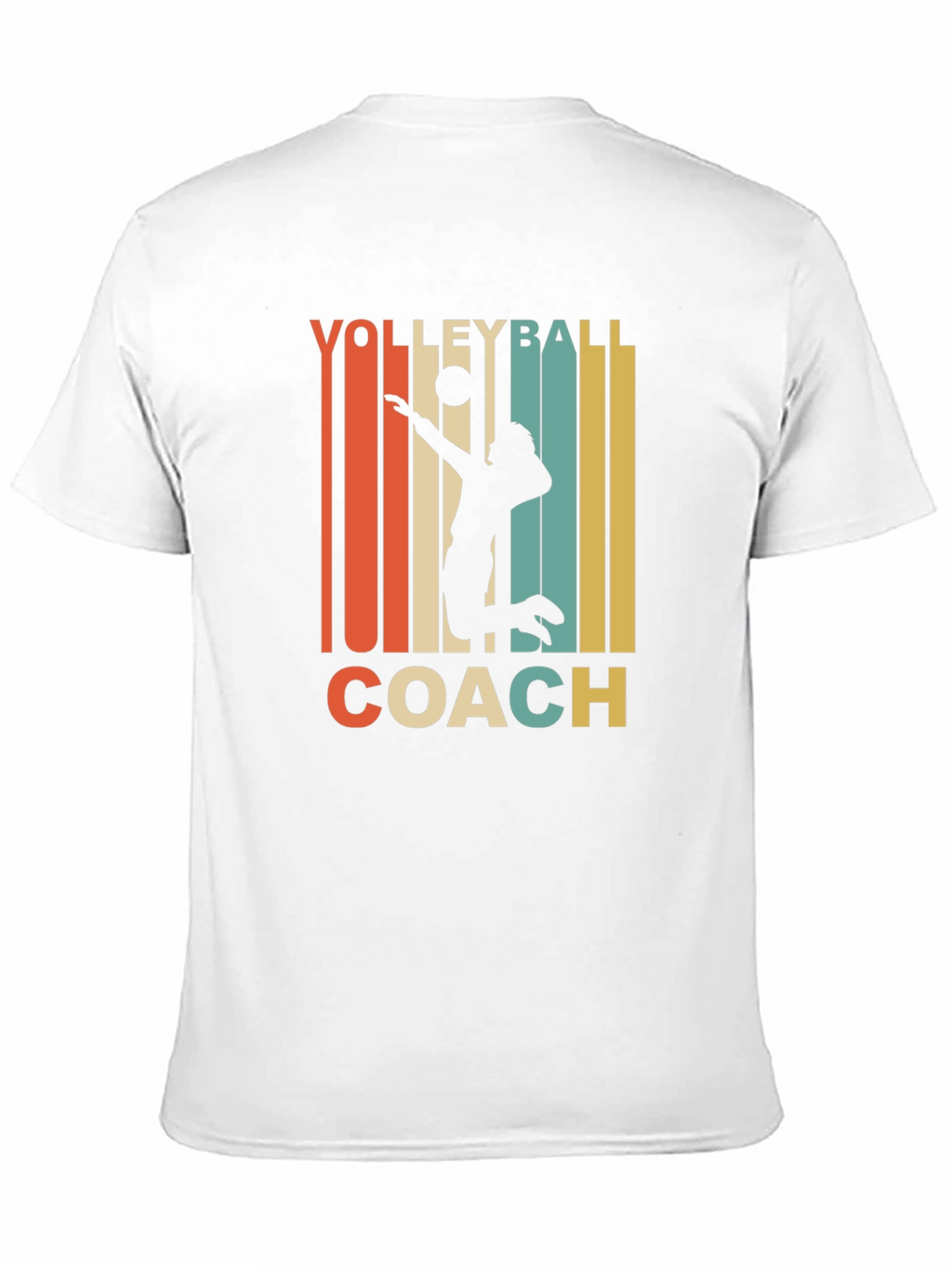 Volleyball Coach Retro Graphic T-Shirt