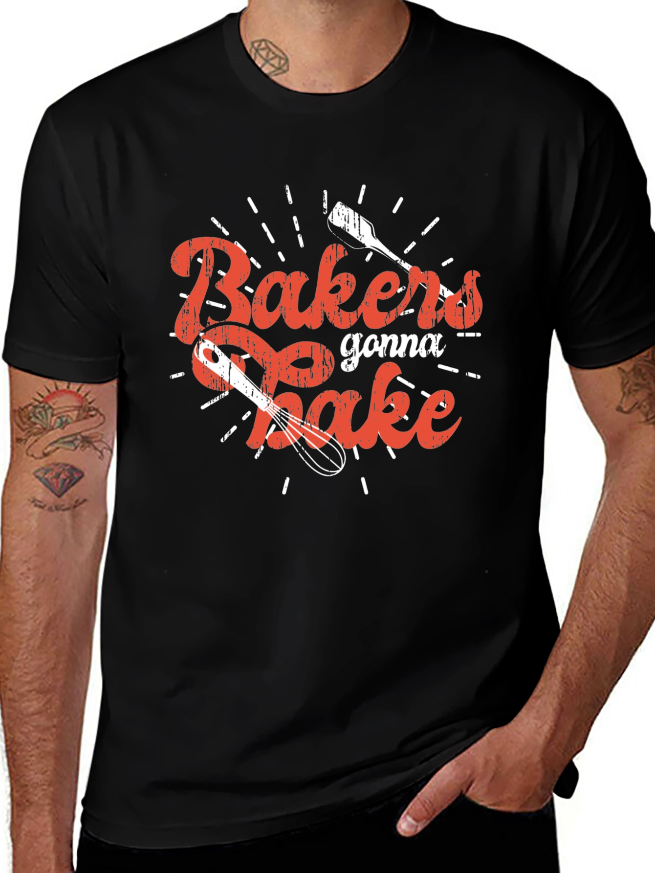 Bakers Gonna Bake Graphic Tee - Novelty Shirt