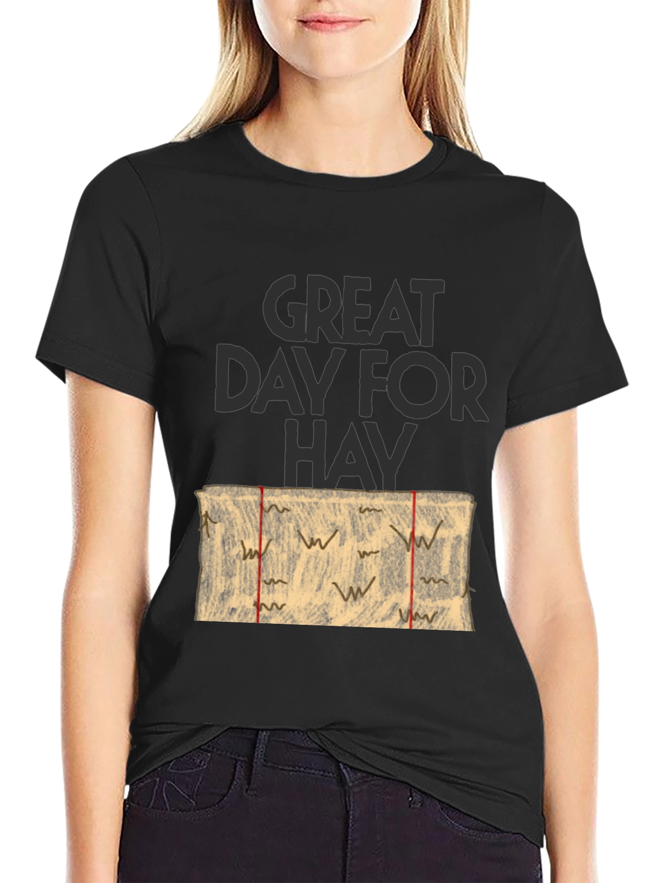 Great Day For Hay T-Shirt Novelty Tee