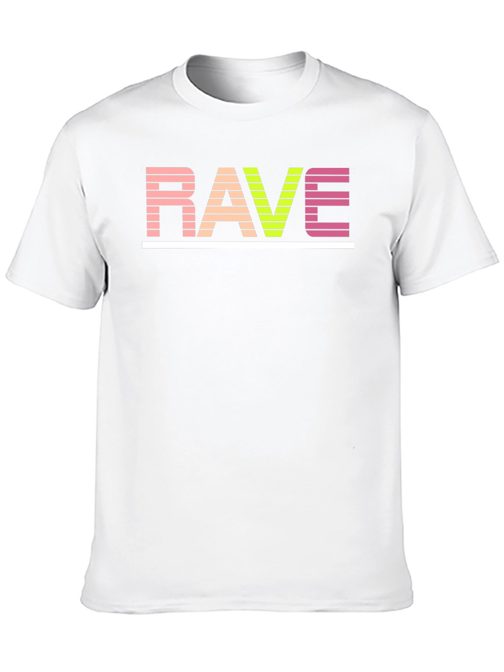 Rave Retro Striped Graphic Tee