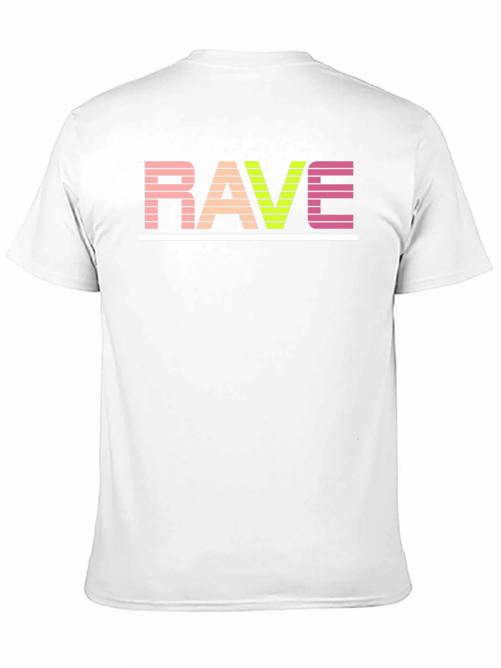 Rave Retro Striped Graphic Tee