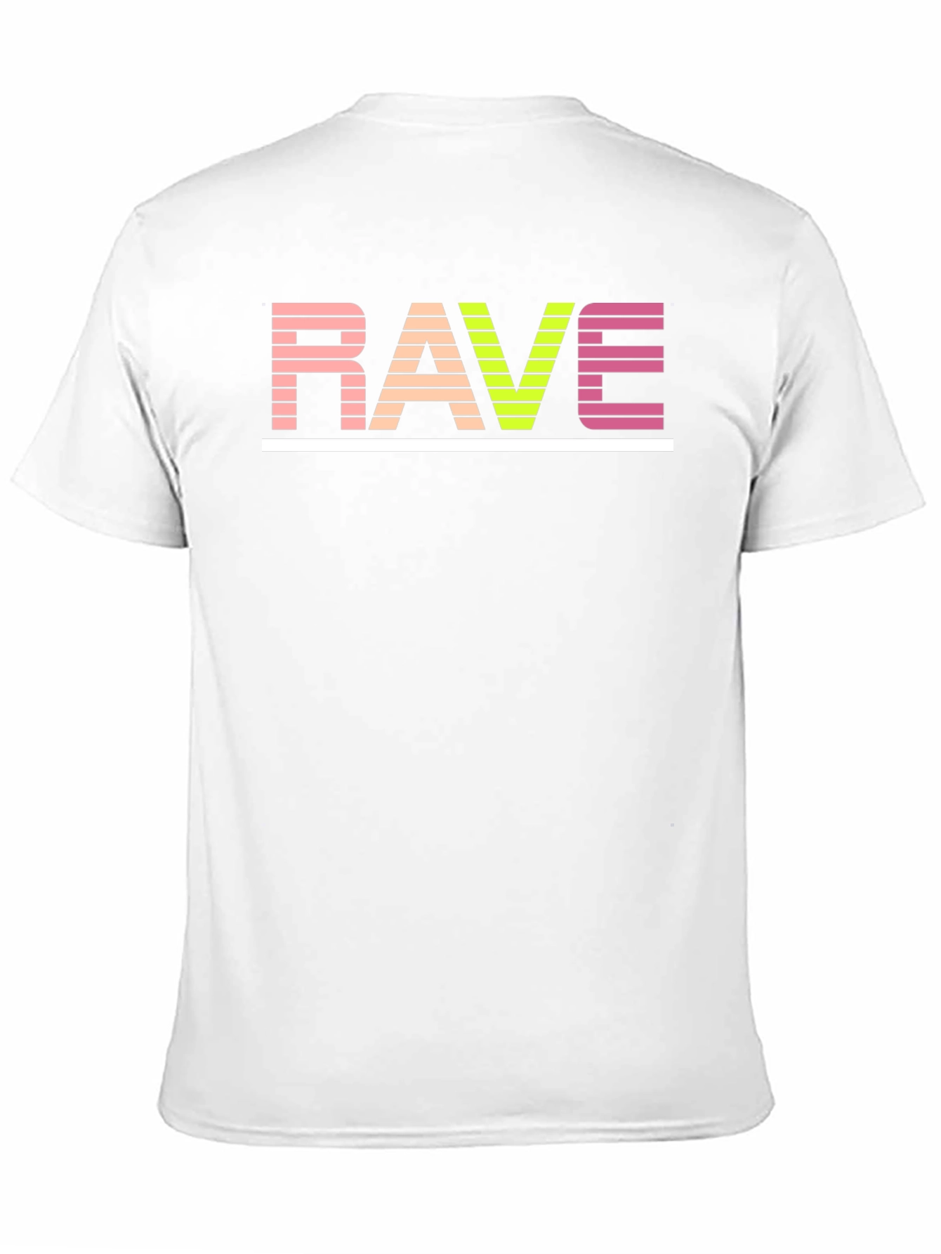 Rave Retro Striped Graphic Tee