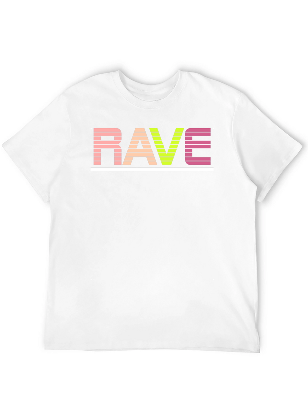 Rave Retro Striped Graphic Tee