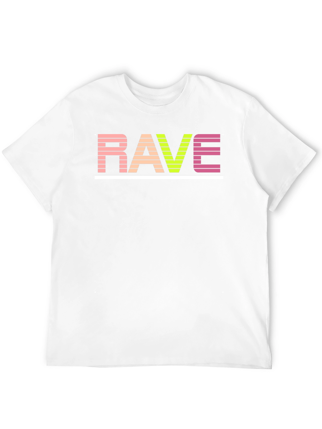 Rave Retro Striped Graphic Tee