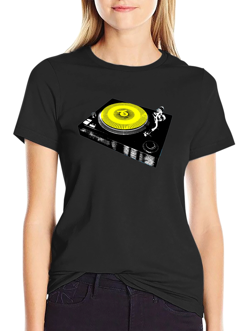 DJ Turntable Graphic T-Shirt