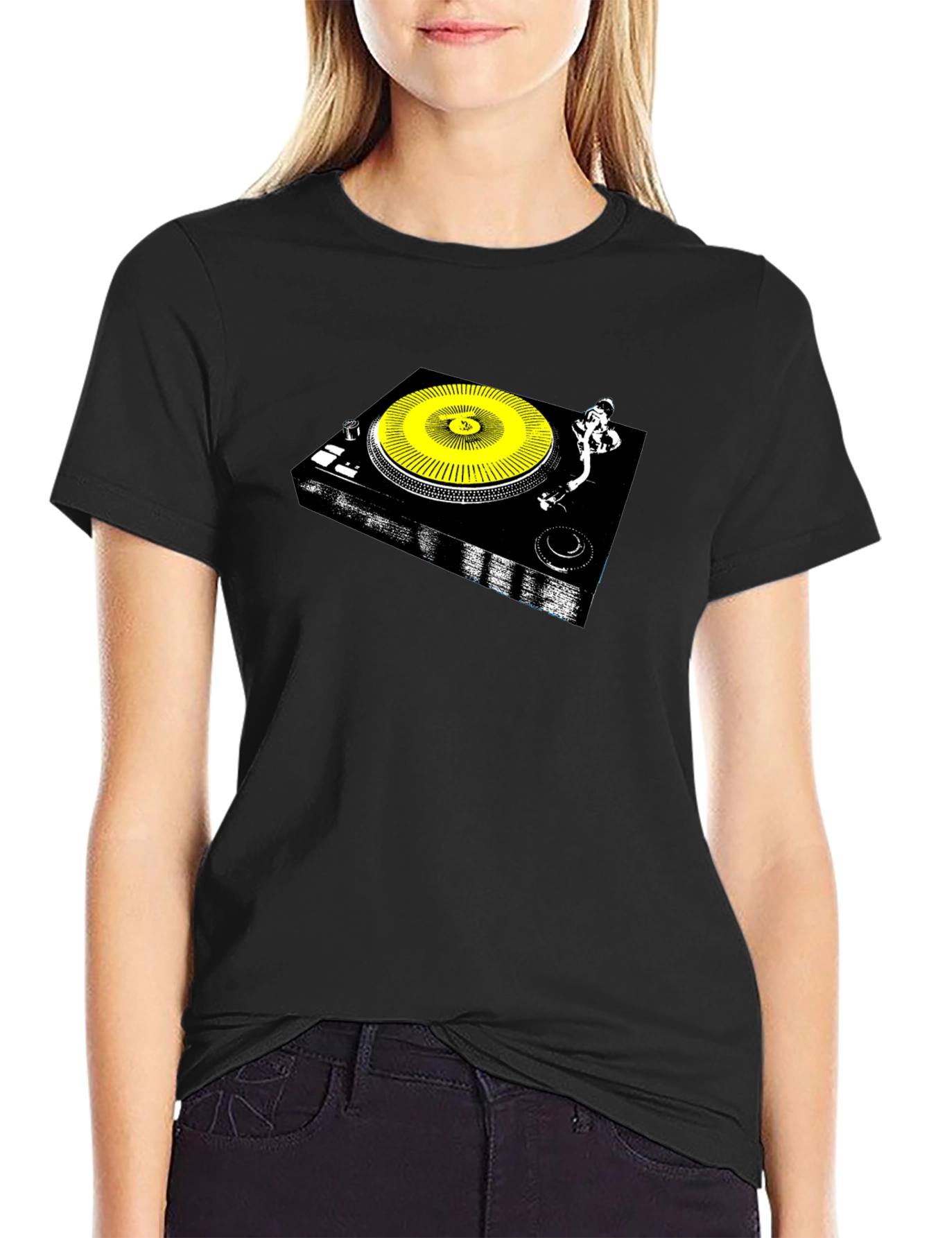 DJ Turntable Graphic T-Shirt