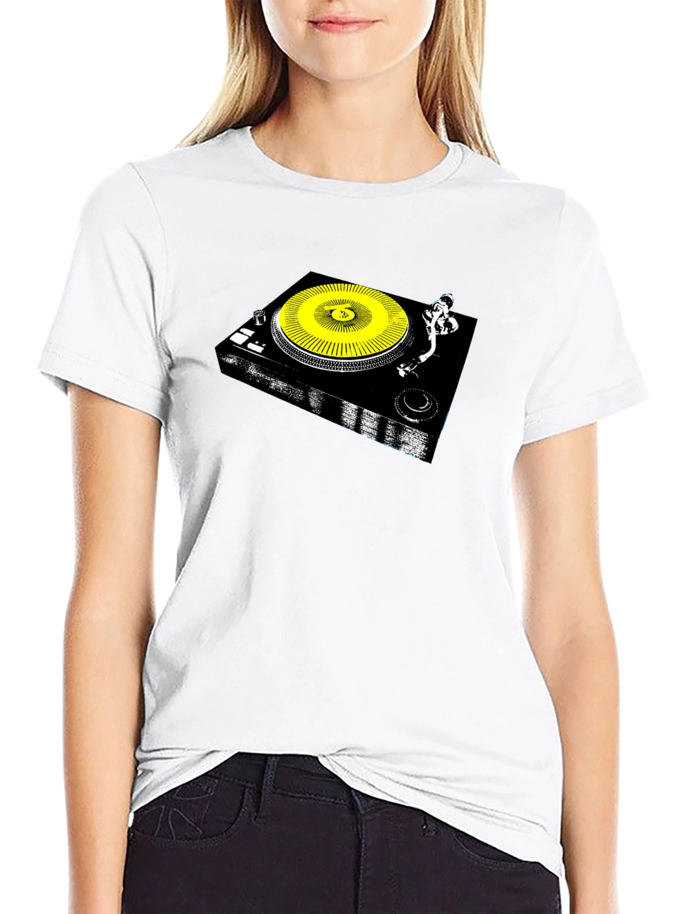 DJ Turntable Graphic T-Shirt