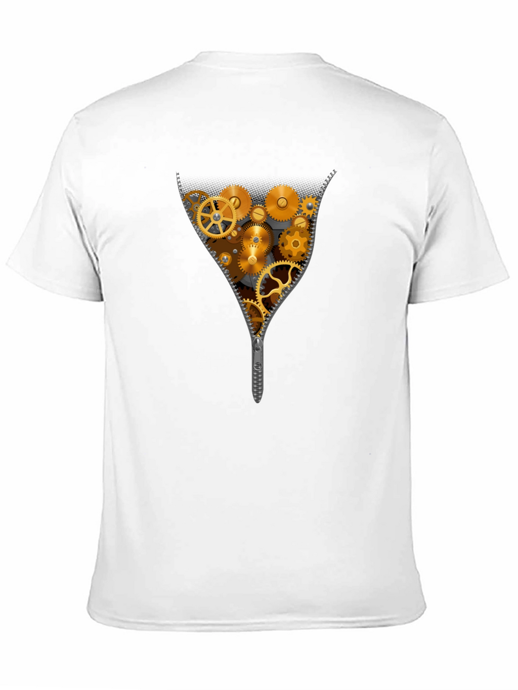 Gear Zipper T-Shirt