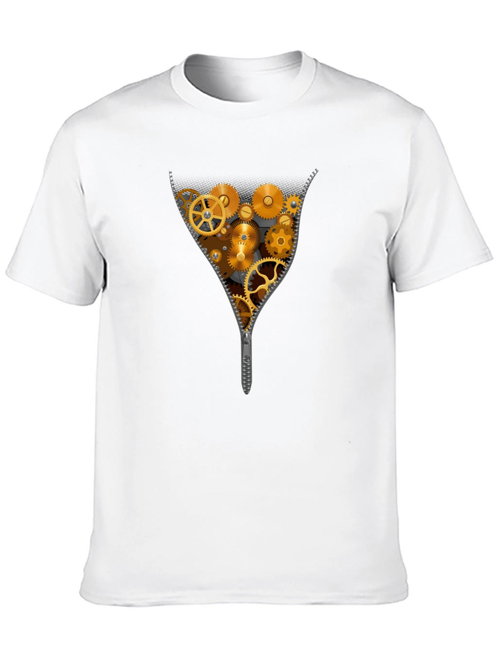 Gear Zipper T-Shirt