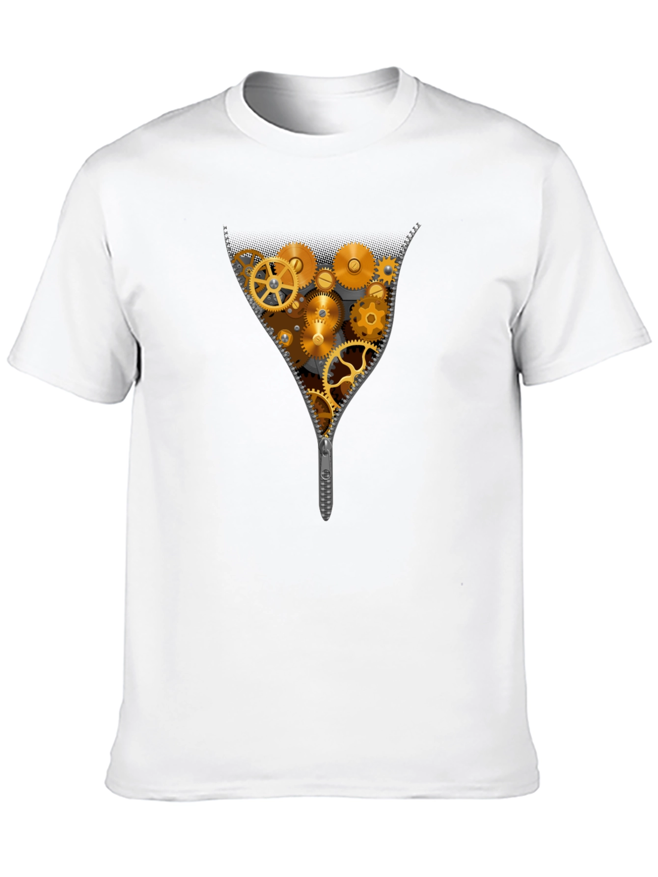 Gear Zipper T-Shirt