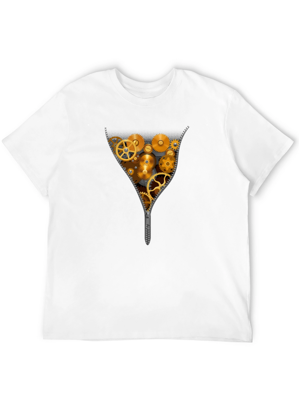 Gear Zipper T-Shirt