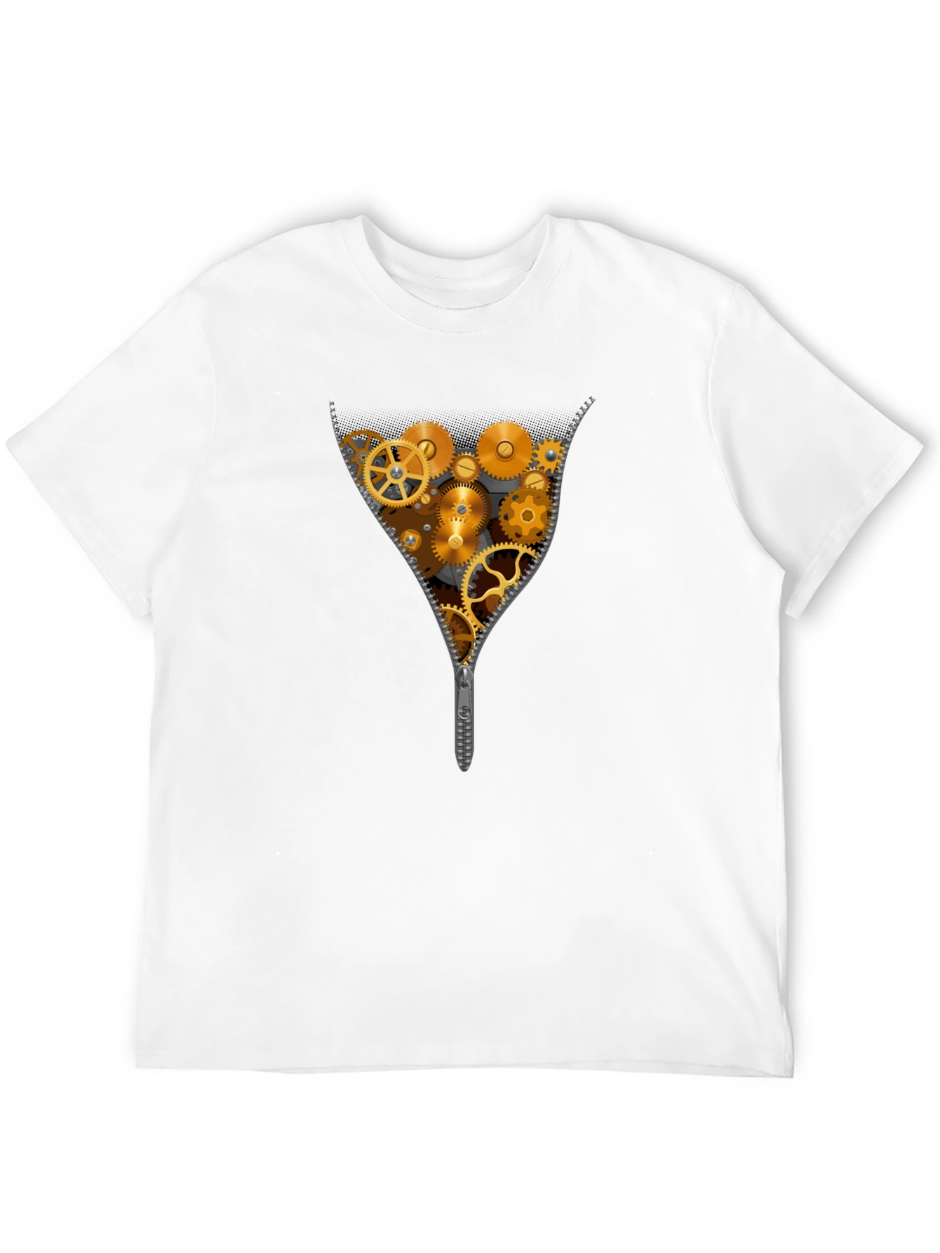 Gear Zipper T-Shirt