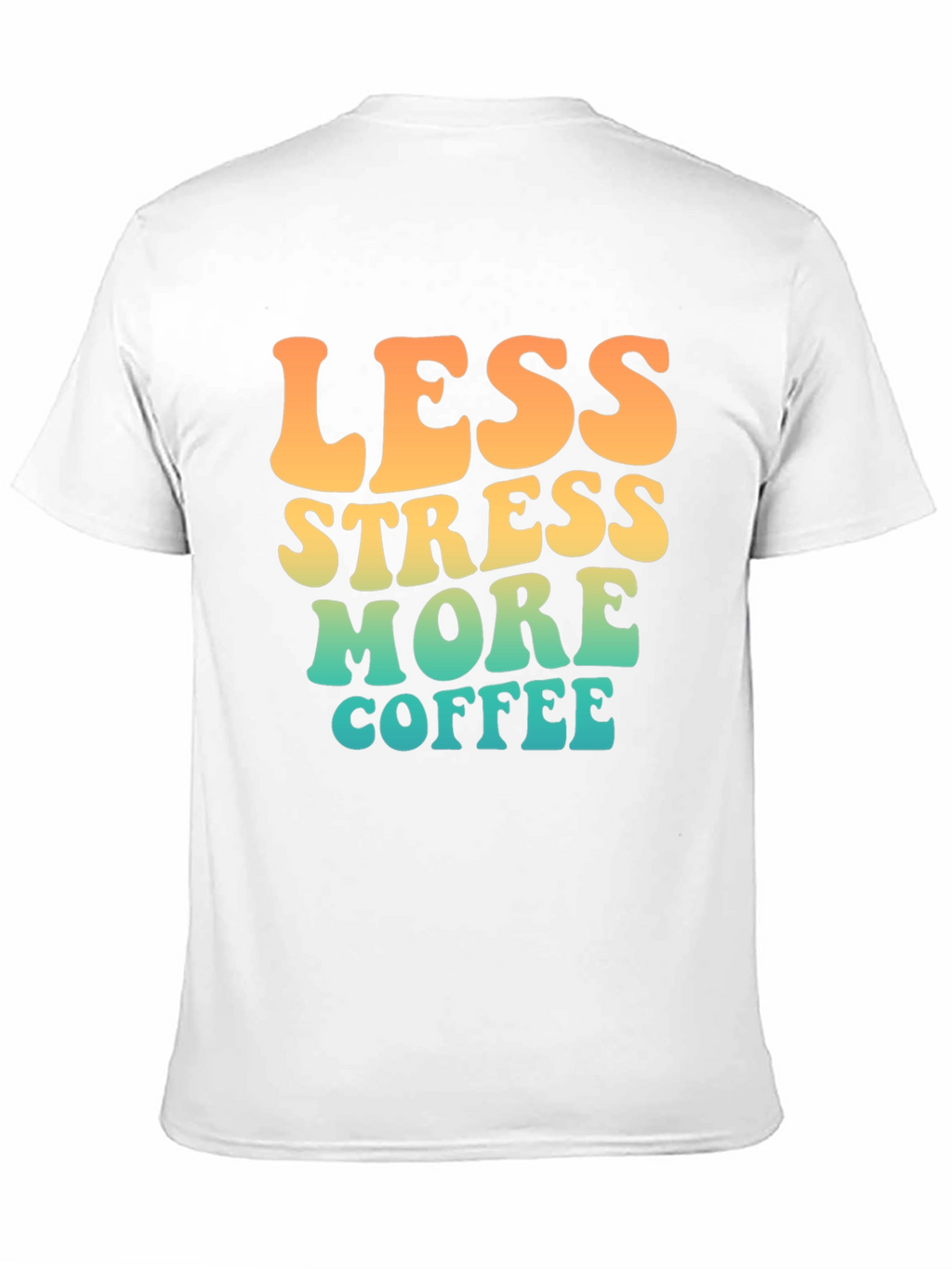 Less Stress More Coffee Retro T-Shirt