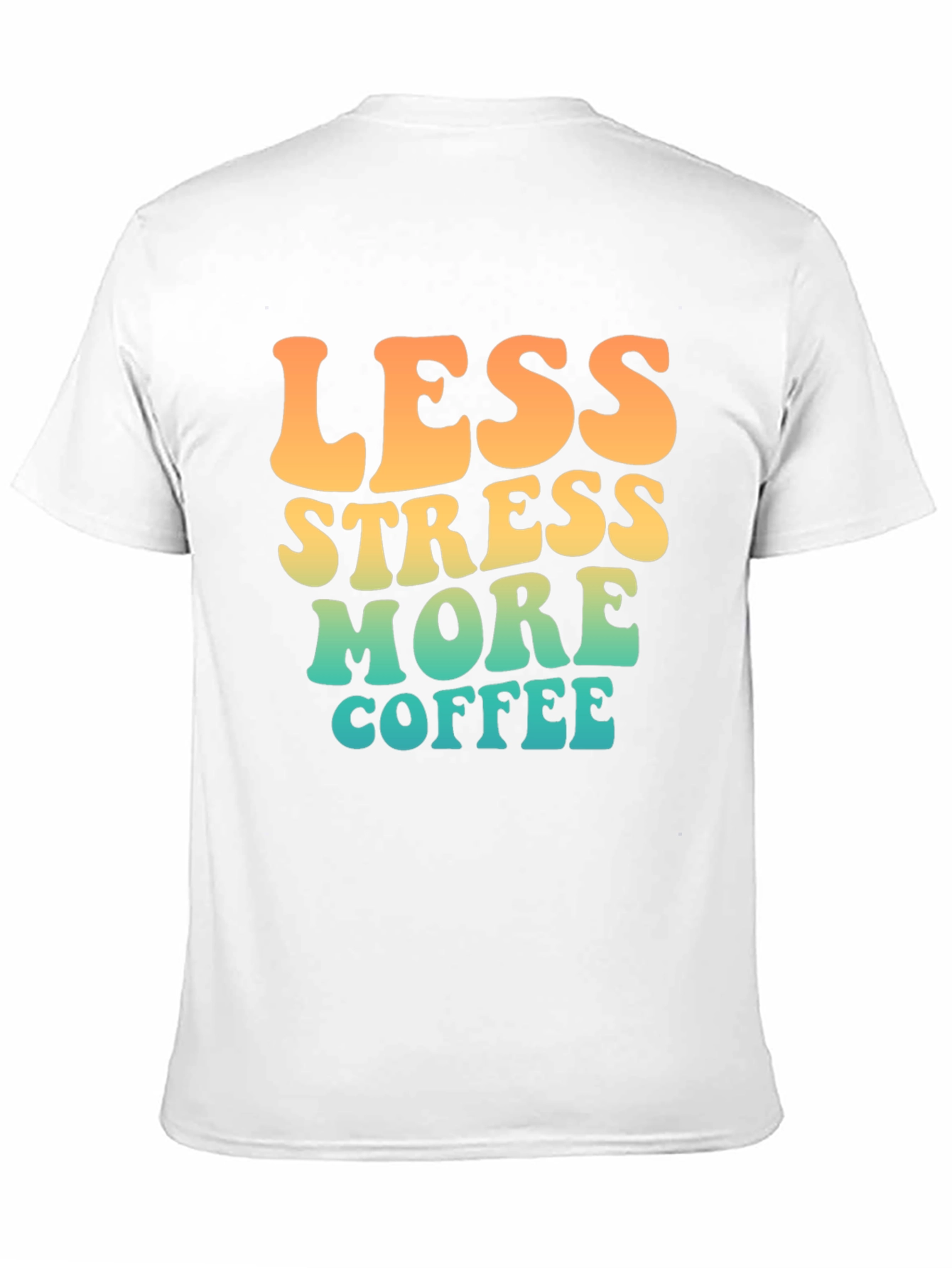 Less Stress More Coffee Retro T-Shirt