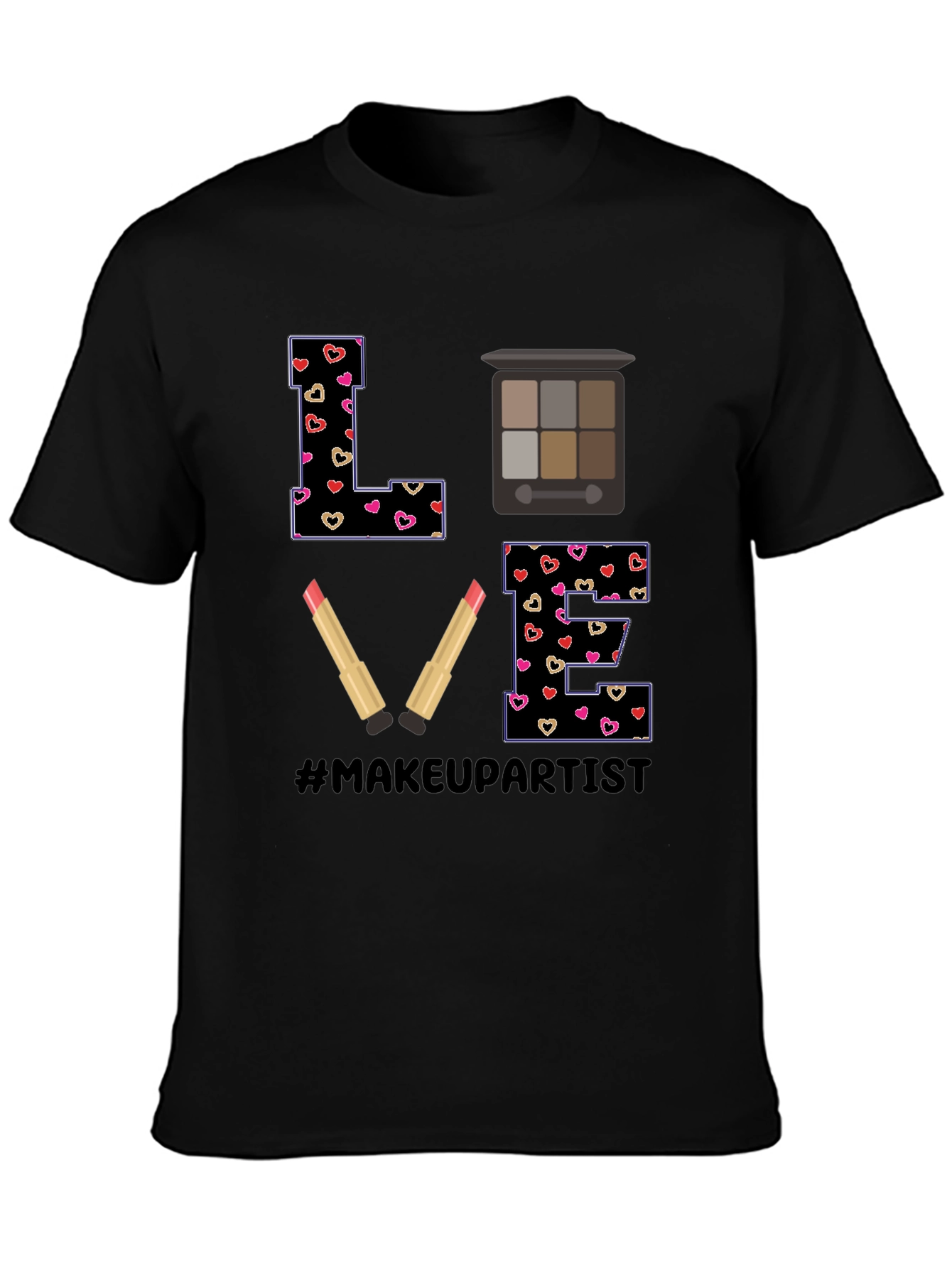 Makeup Artist LOVE T-Shirt Cute Design