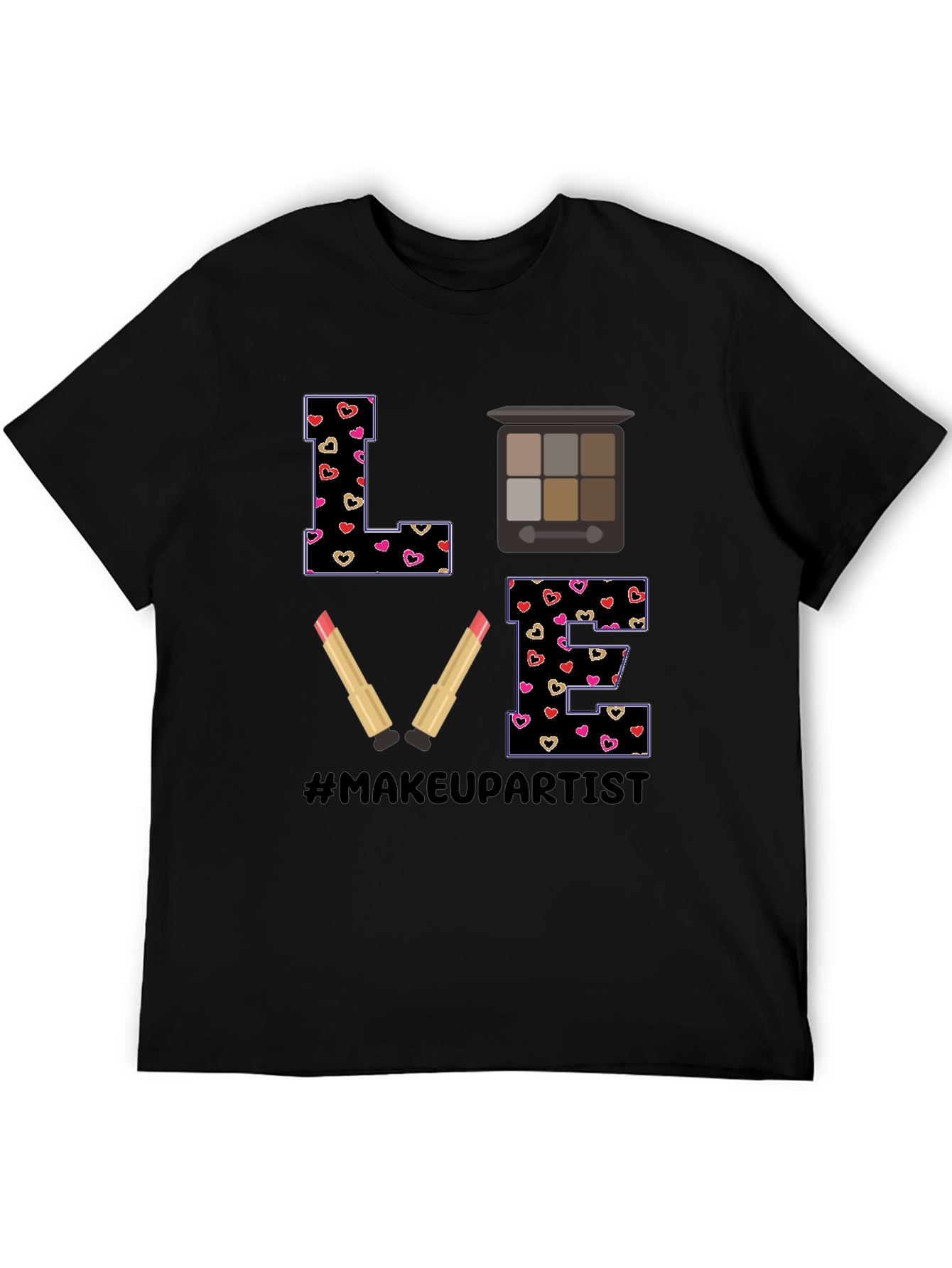 Makeup Artist LOVE T-Shirt Cute Design