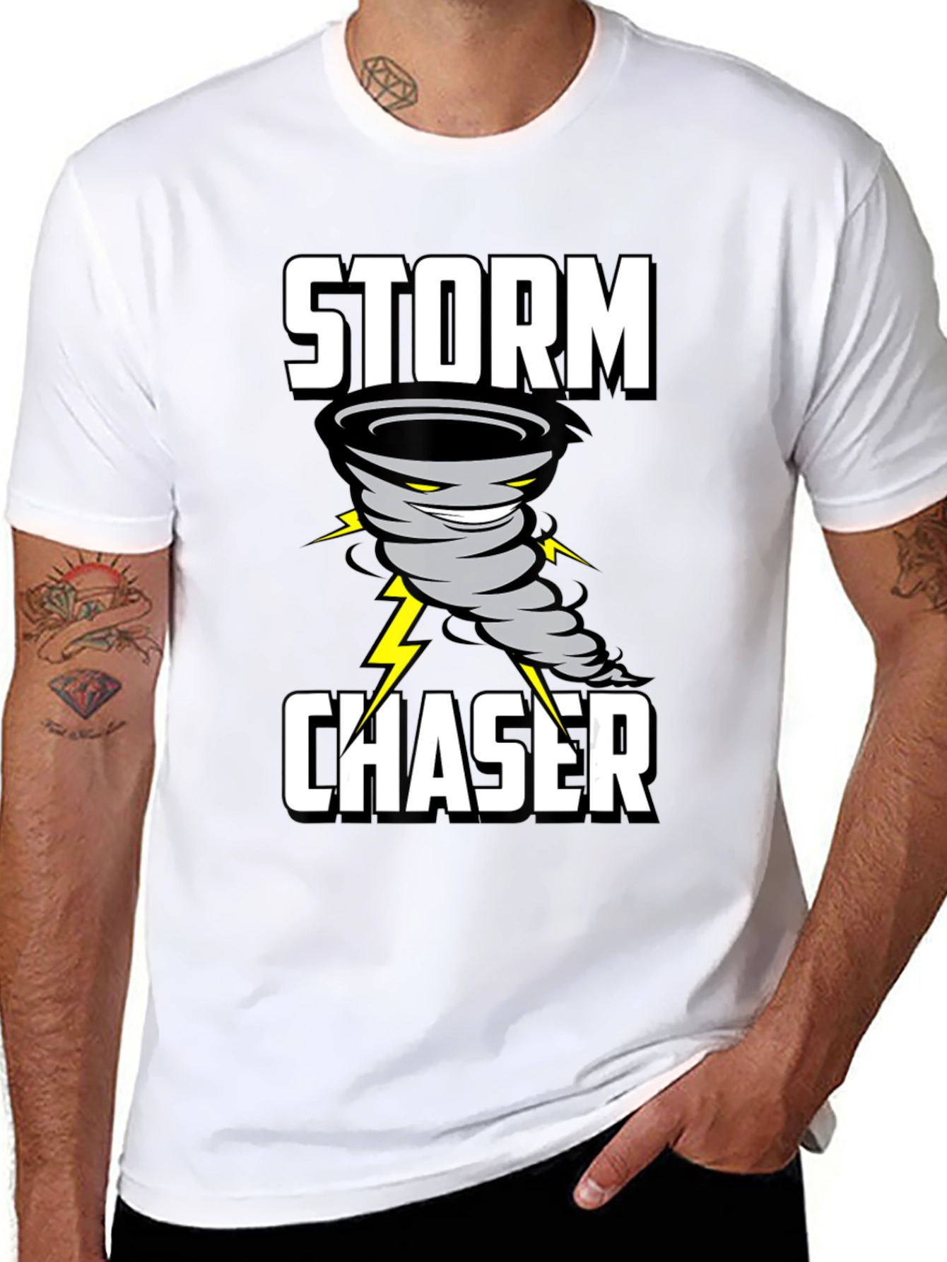 Storm Chaser Graphic T-Shirt - Weather Enthusiast Tee