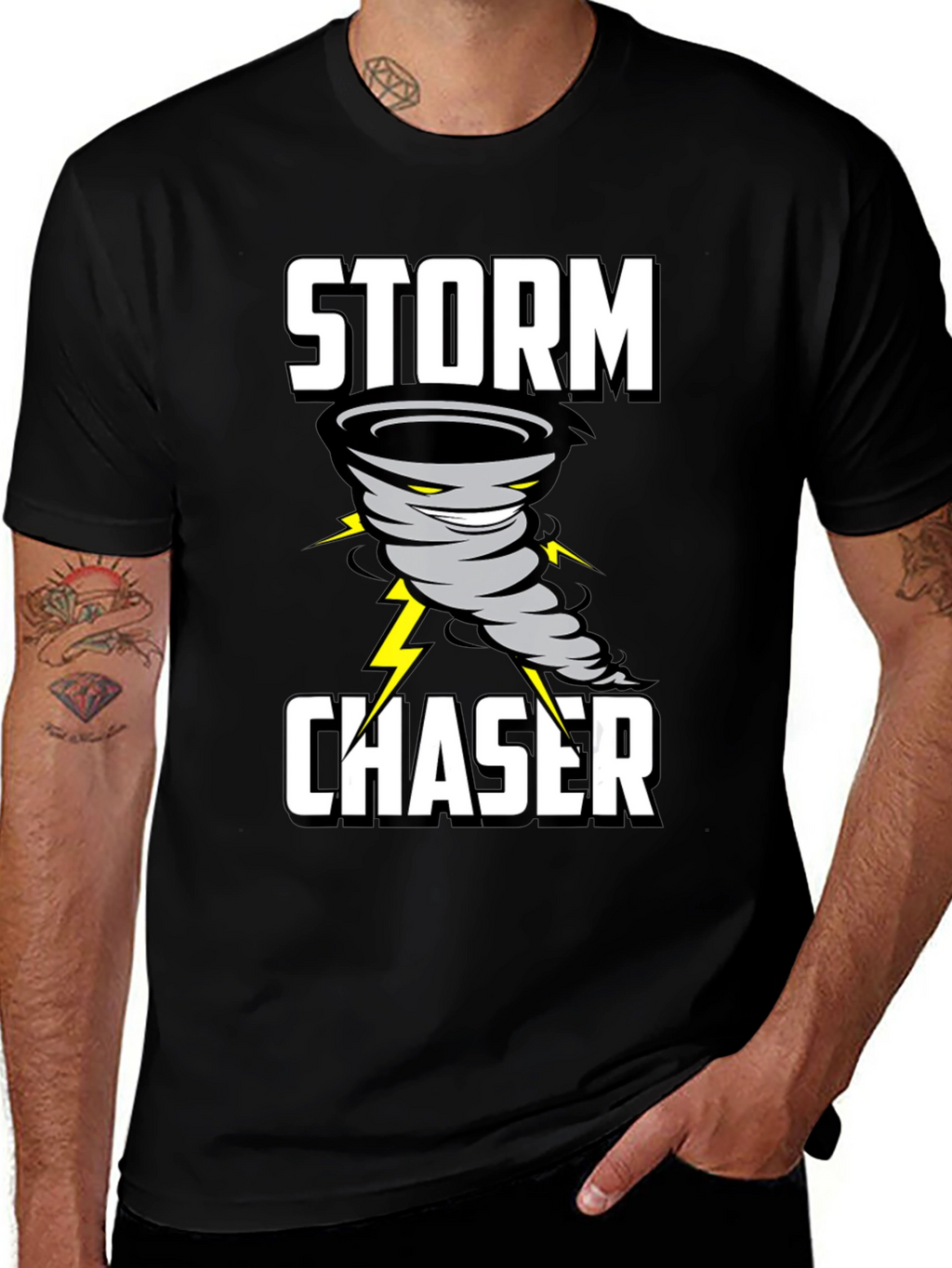 Storm Chaser Graphic T-Shirt - Weather Enthusiast Tee