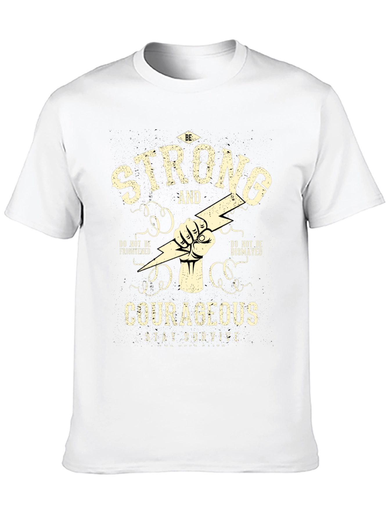 Be Strong & Courageous Graphic T-Shirt