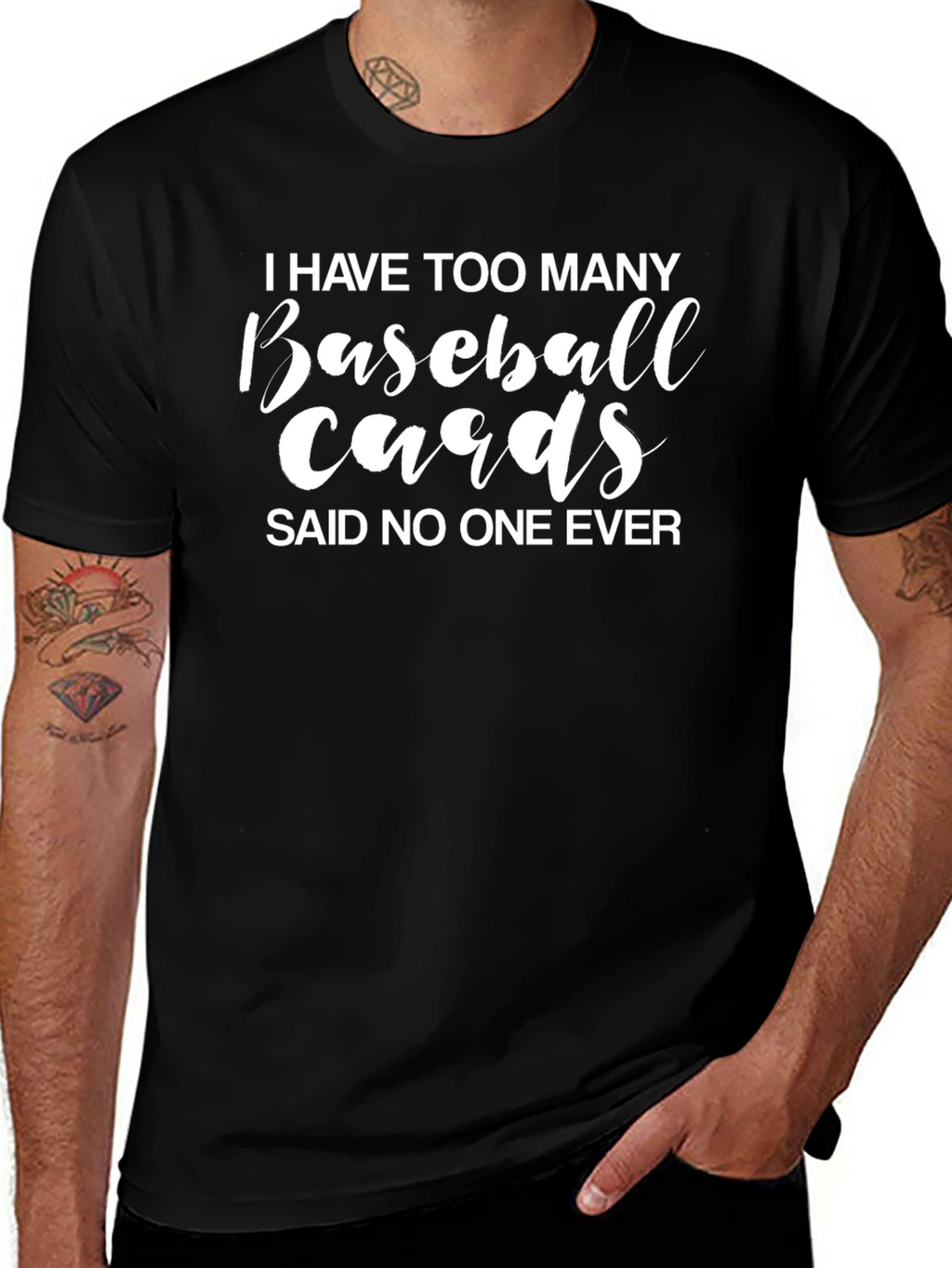 Baseball Card T-Shirt - Never Enough Cards!