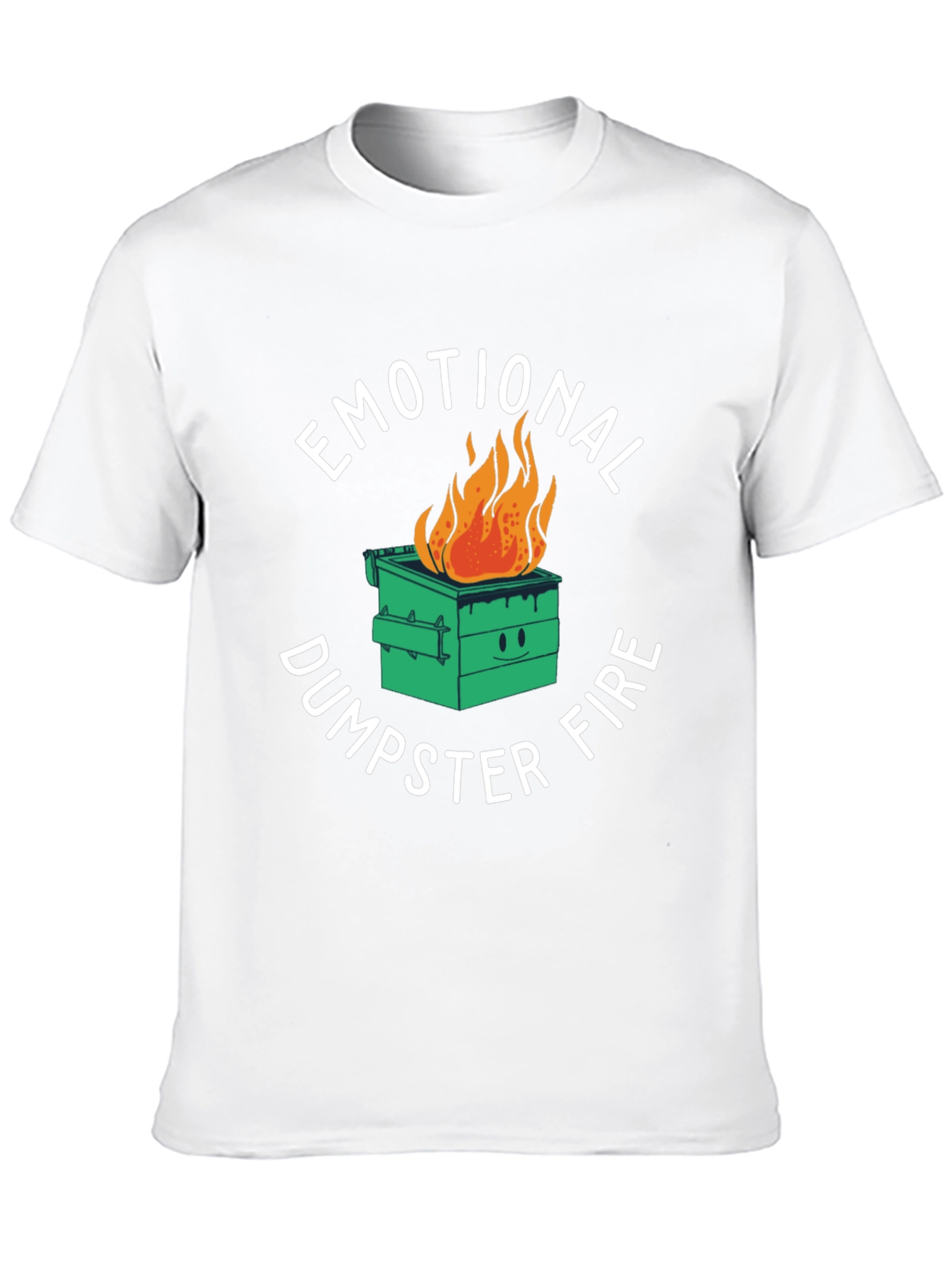 Emotional Dumpster Fire Graphic T-Shirt
