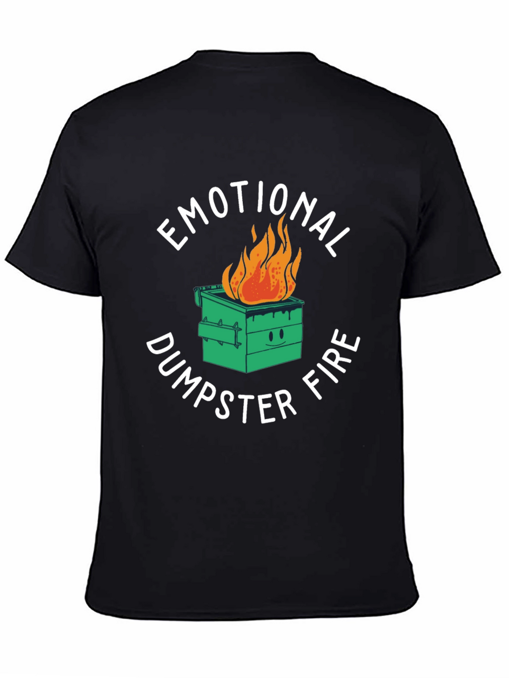 Emotional Dumpster Fire Graphic T-Shirt