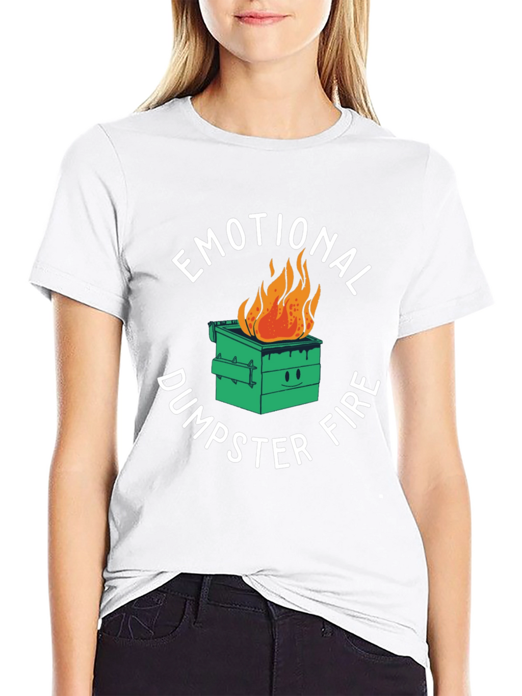 Emotional Dumpster Fire Graphic T-Shirt