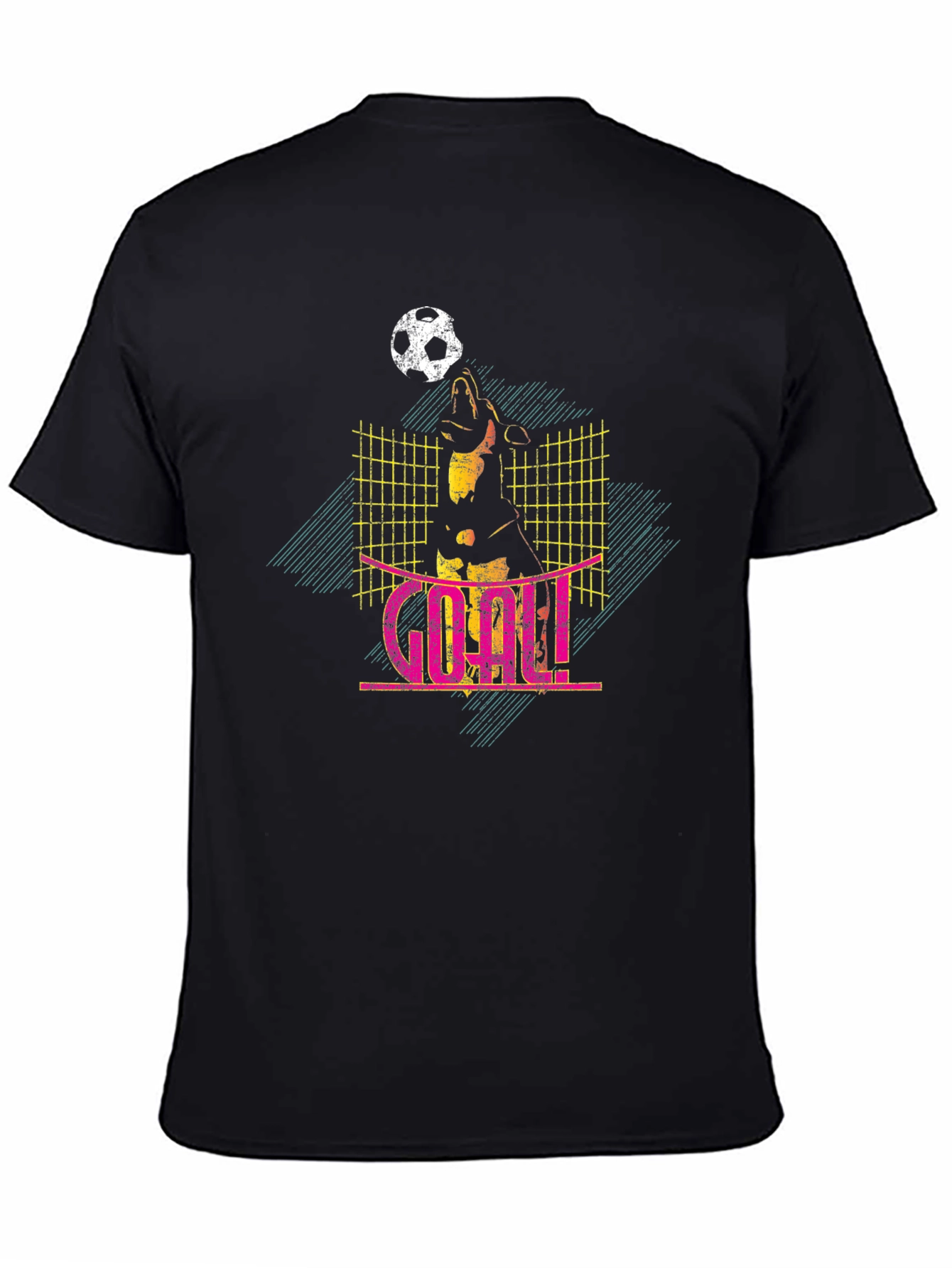 Goal! Soccer Dog Graphic T-Shirt