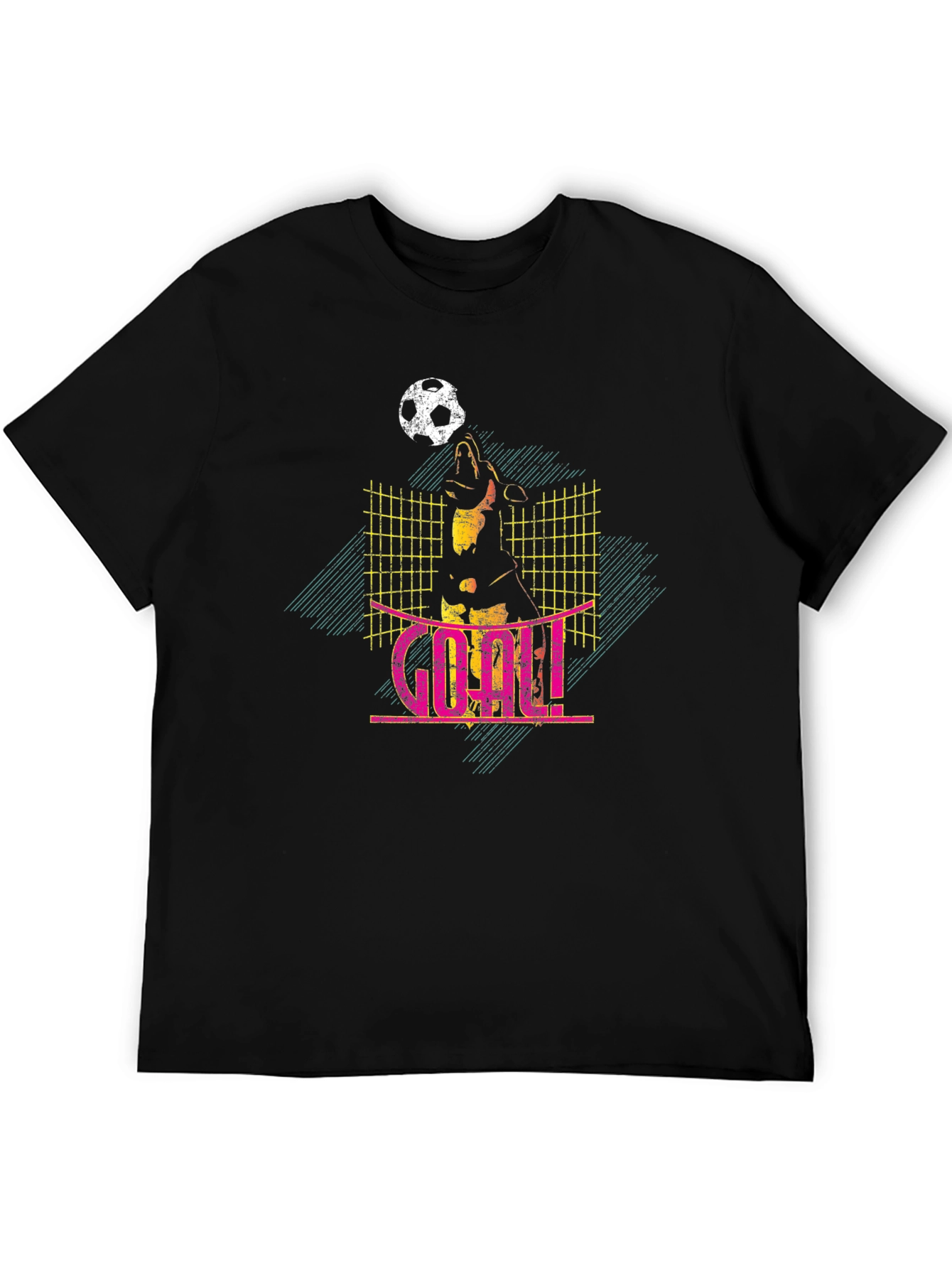 Goal! Soccer Dog Graphic T-Shirt