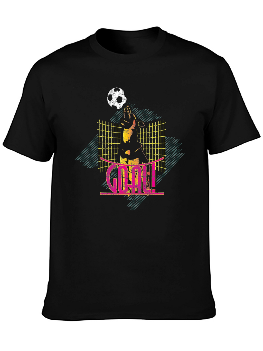 Goal! Soccer Dog Graphic T-Shirt