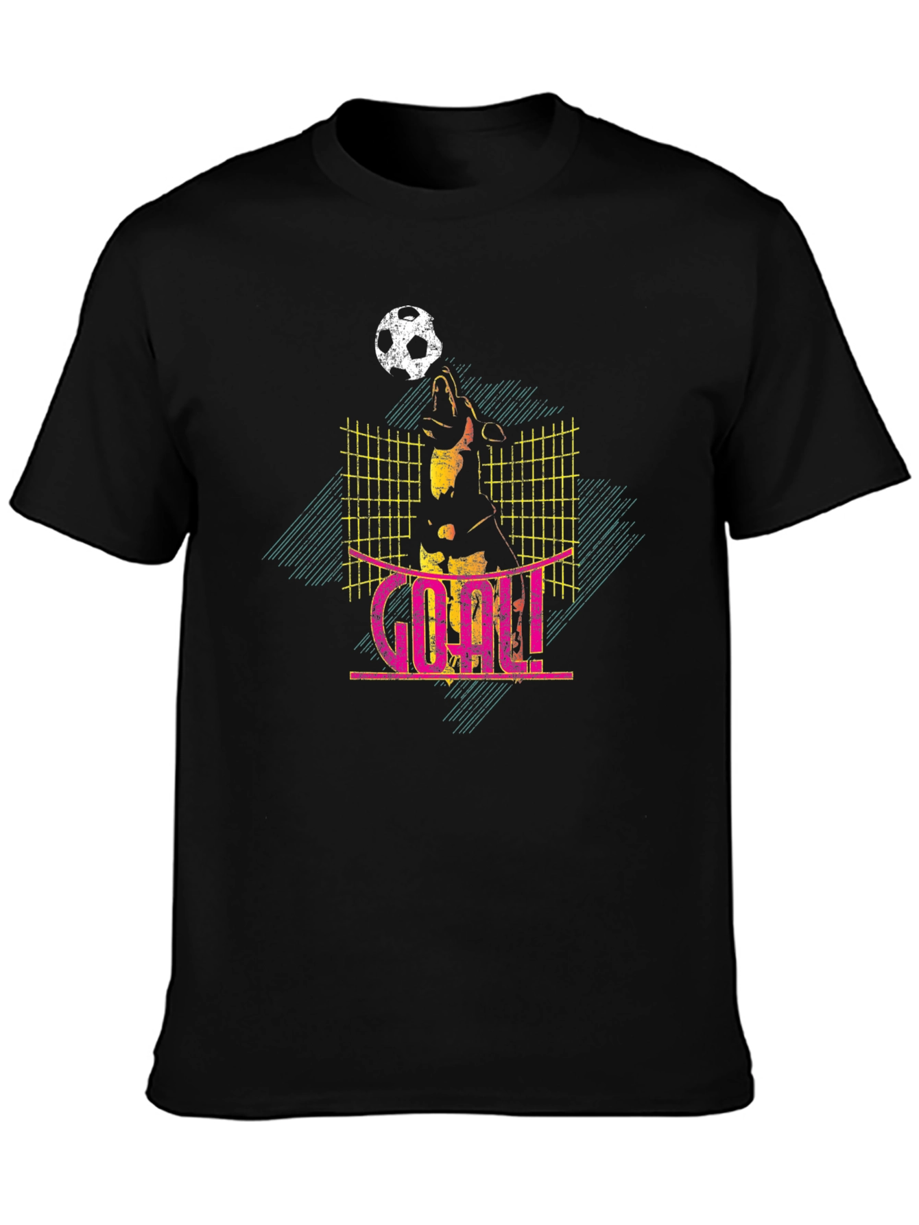 Goal! Soccer Dog Graphic T-Shirt