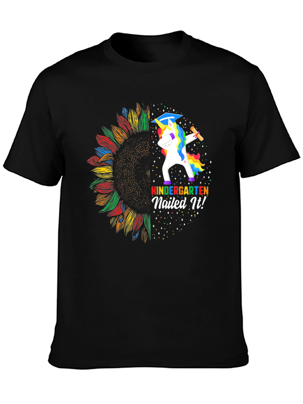 Kindergarten Nailed It! Unicorn Graduation T-Shirt