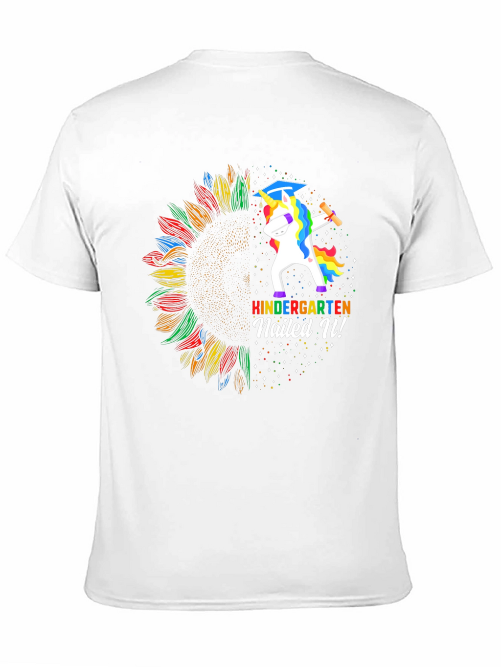 Kindergarten Nailed It! Unicorn Graduation T-Shirt