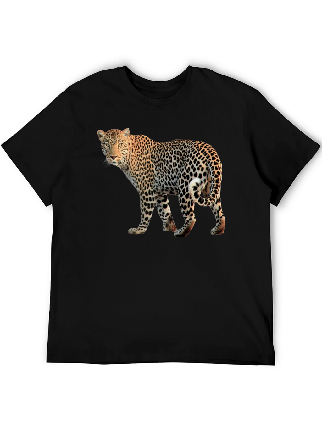 Leopard Print T-Shirt - Stylish Animal Graphic Tee