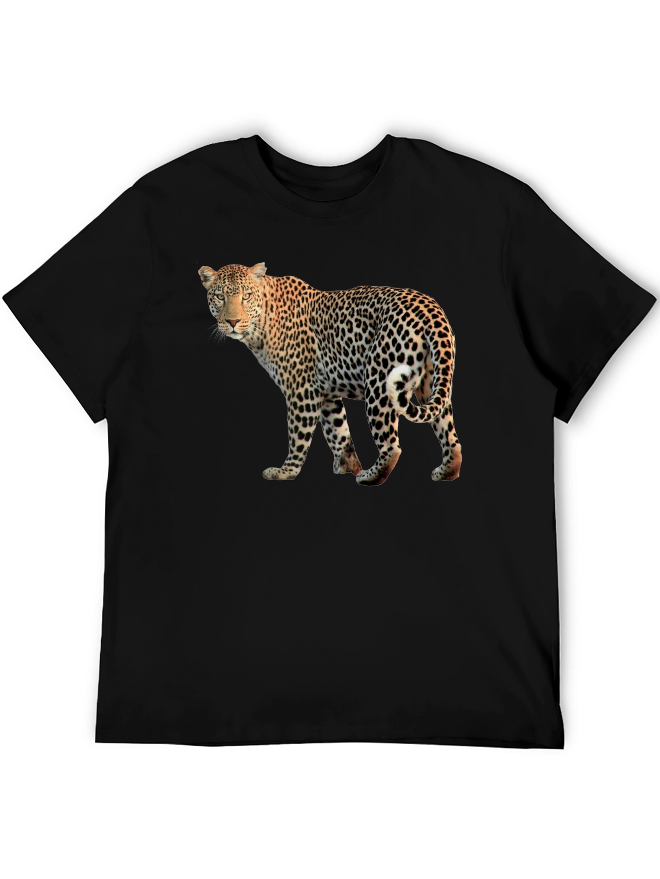 Leopard Print T-Shirt - Stylish Animal Graphic Tee