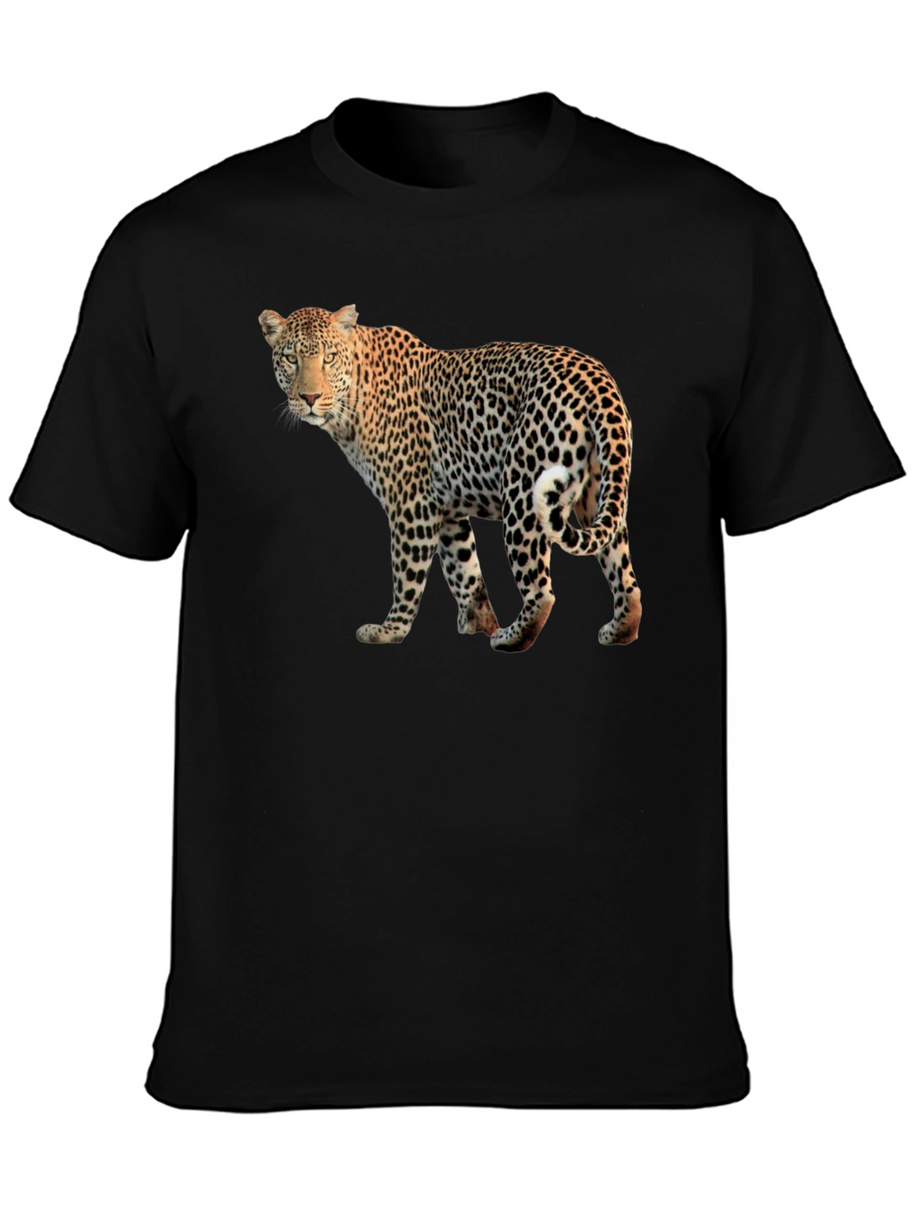 Leopard Print T-Shirt - Stylish Animal Graphic Tee