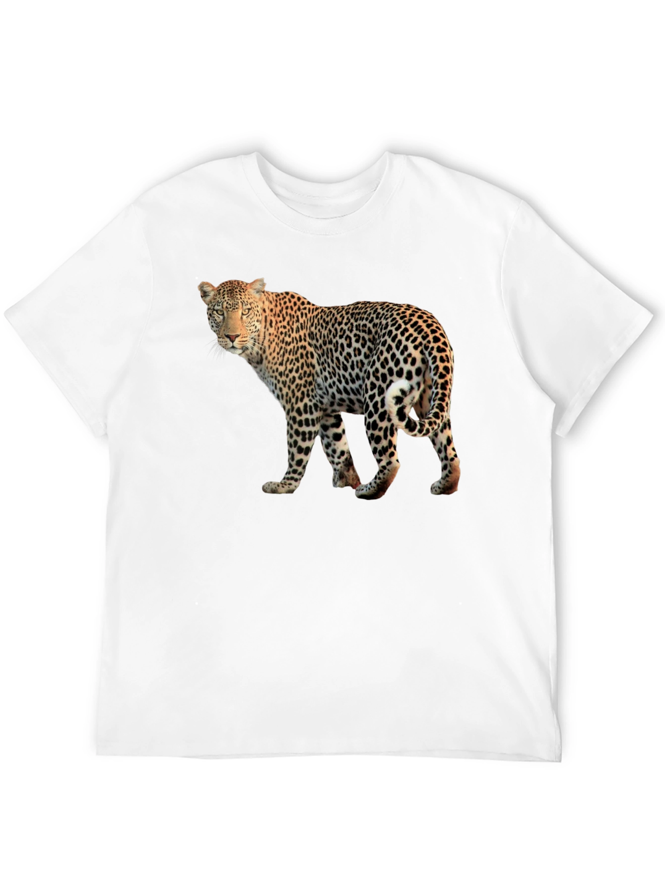Leopard Print T-Shirt - Stylish Animal Graphic Tee