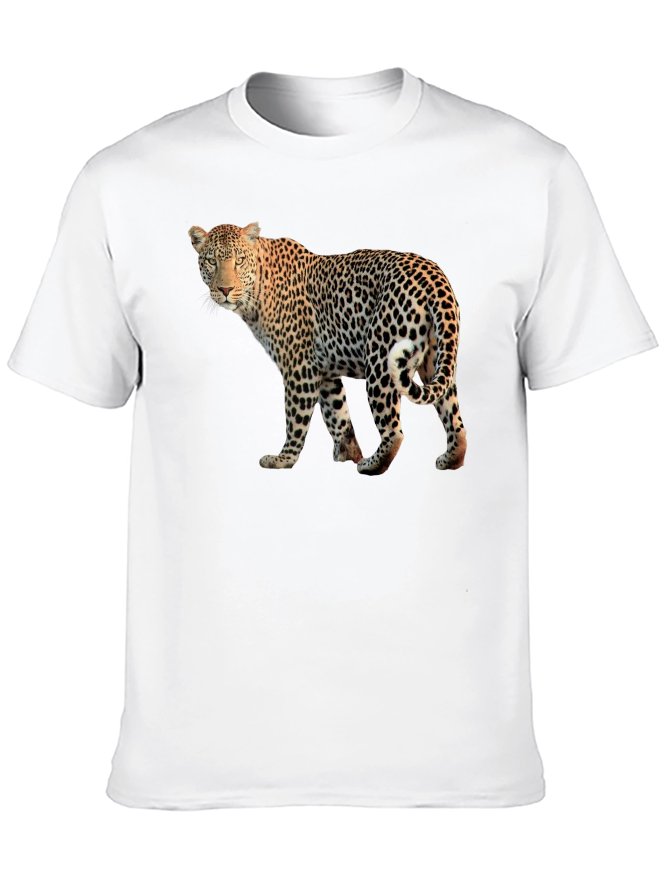 Leopard Print T-Shirt - Stylish Animal Graphic Tee