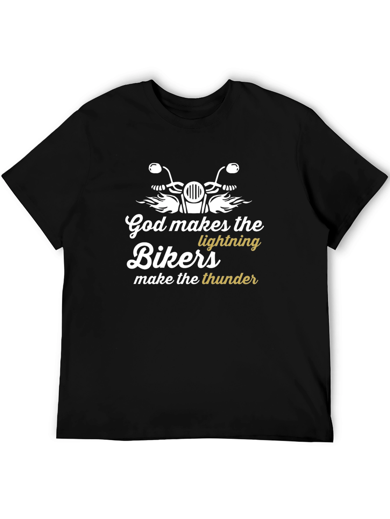 God Makes The Lightning Bikers T-Shirt