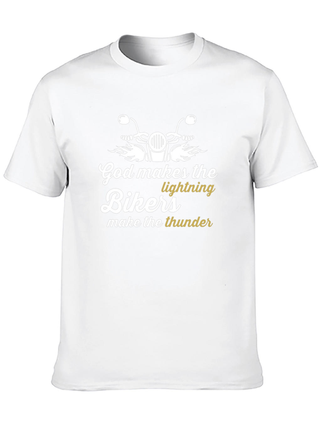 God Makes The Lightning Bikers T-Shirt